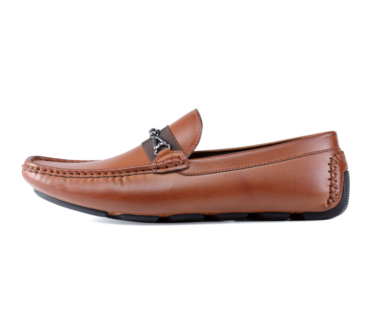 Amali Spear Tan Loafers — product view 2
