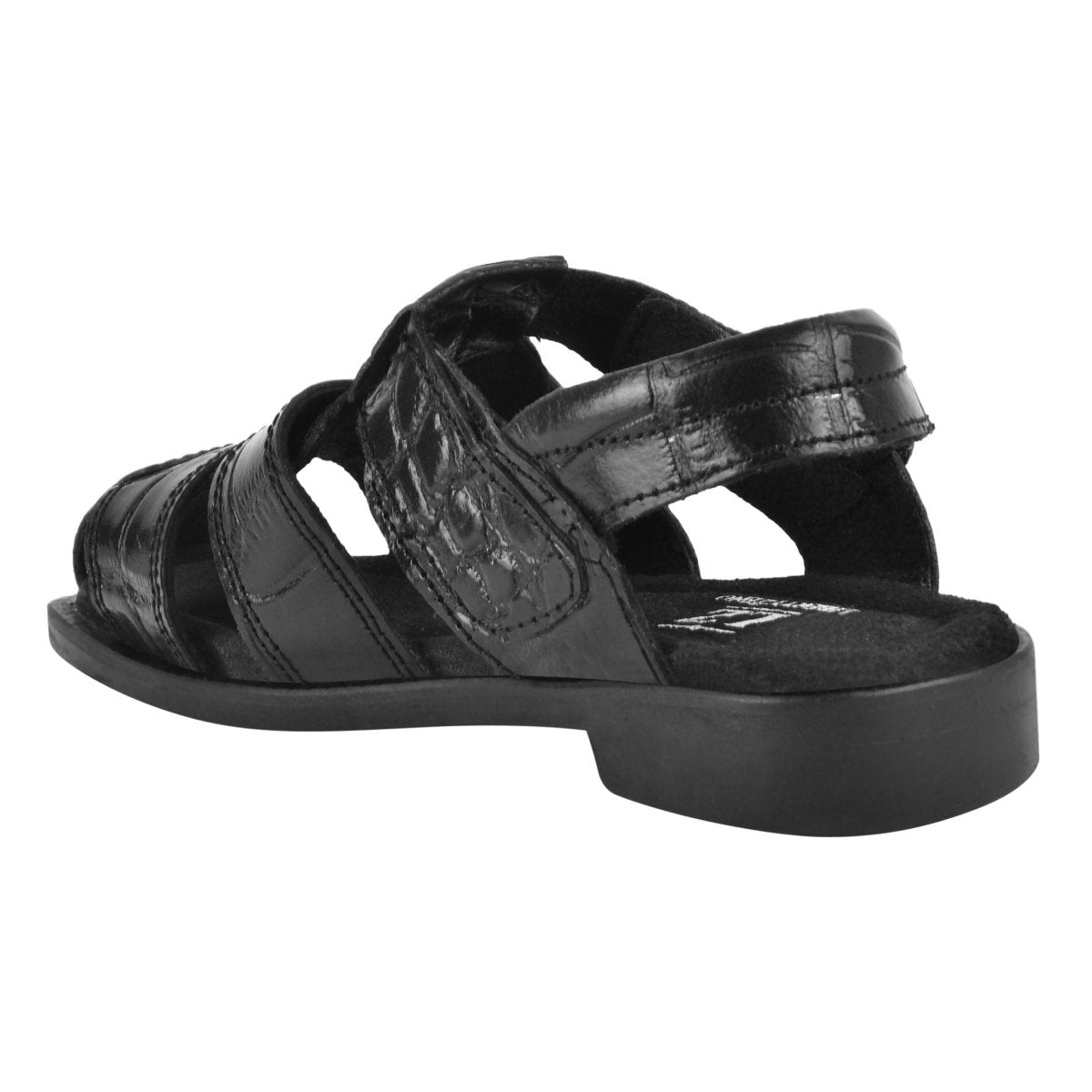 Liberty Zeno DYTAN Kids Genuine Leather Fisherman Crocodile Print Design Sandals