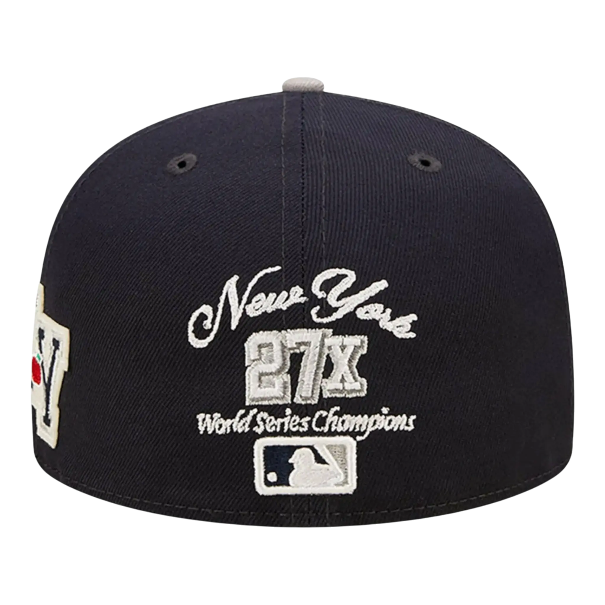 New Era 59Fifty MLB New York Yankees Letterman Fitted Hat Navy/Grey