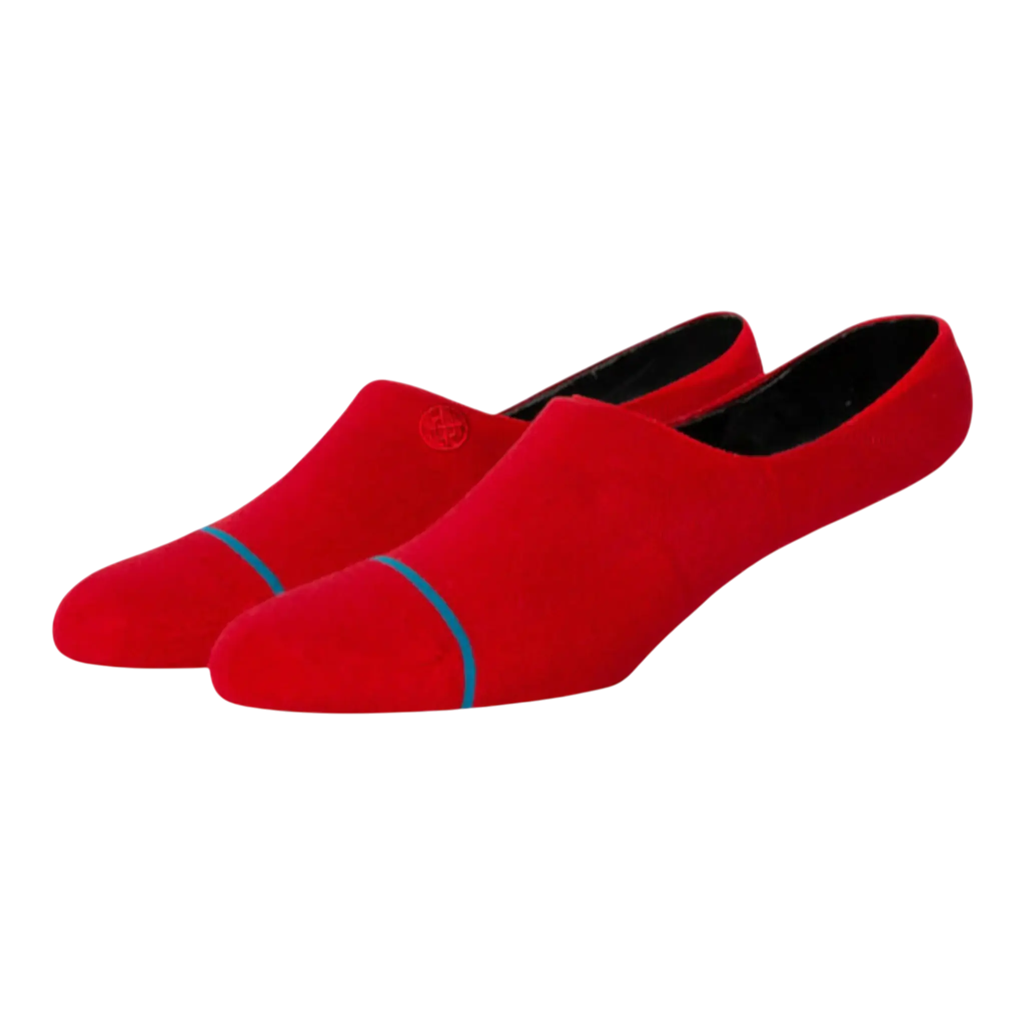 Stance Icon Classic No Show Socks Red