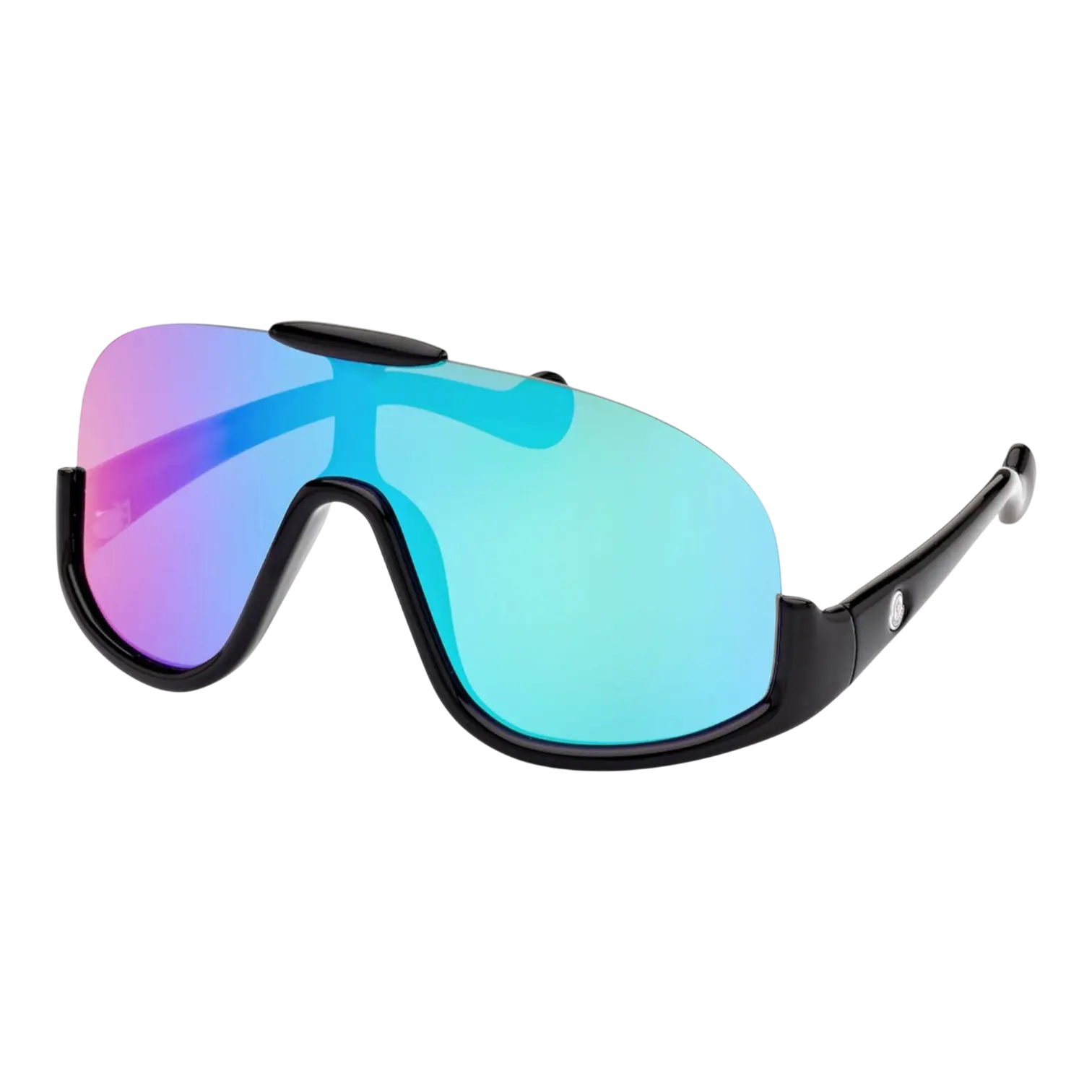 Moncler ML0230 Visseur Shield Men's Sunglasses — Black