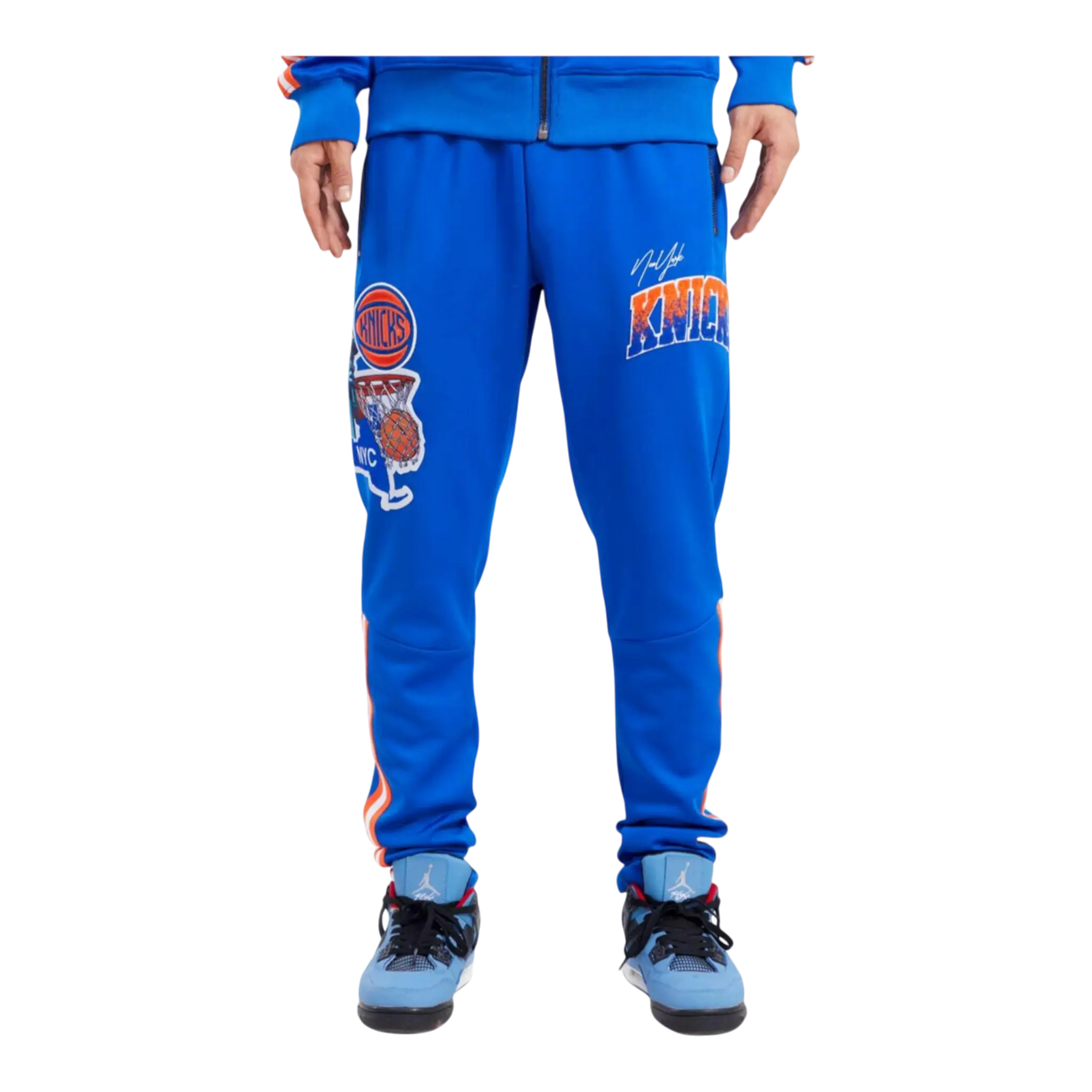 Pro Standard New York Knicks Home Town Men's Track Pants — Royal Blue