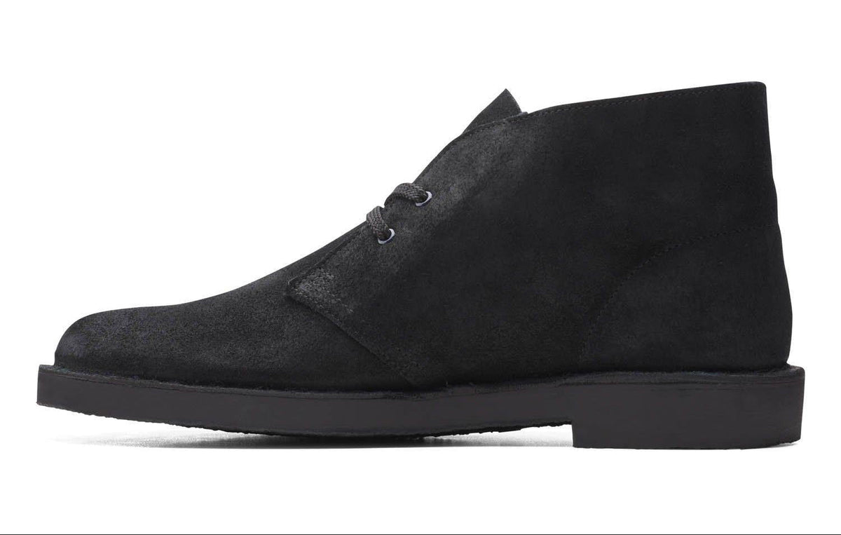 Clarks Originals Bushacre 3 Men's Black Suede 26153527 — product view 3