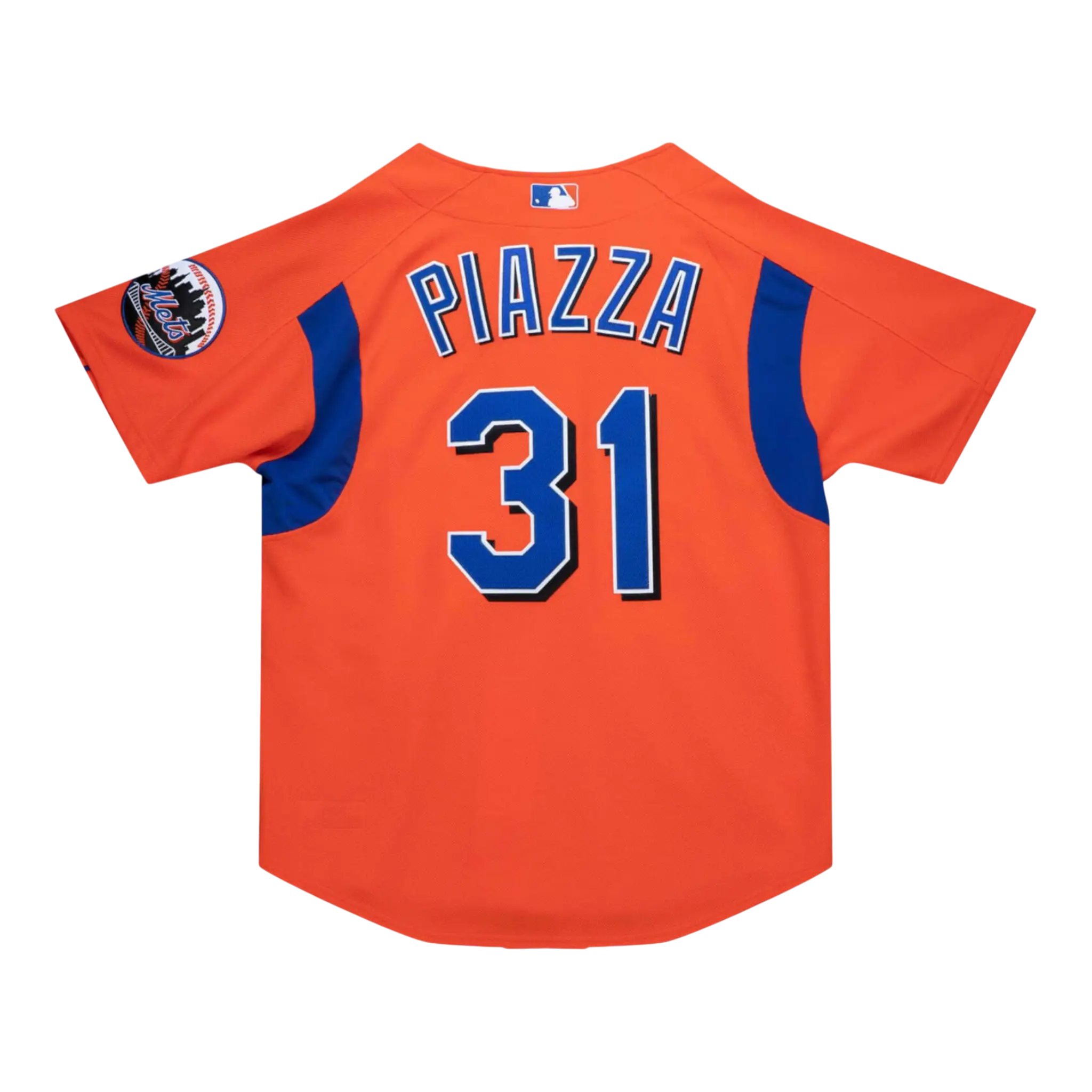 Mitchell & Ness Authentic Mike Piazza New York Mets 2004 Men's Baseball Jersey — Orange