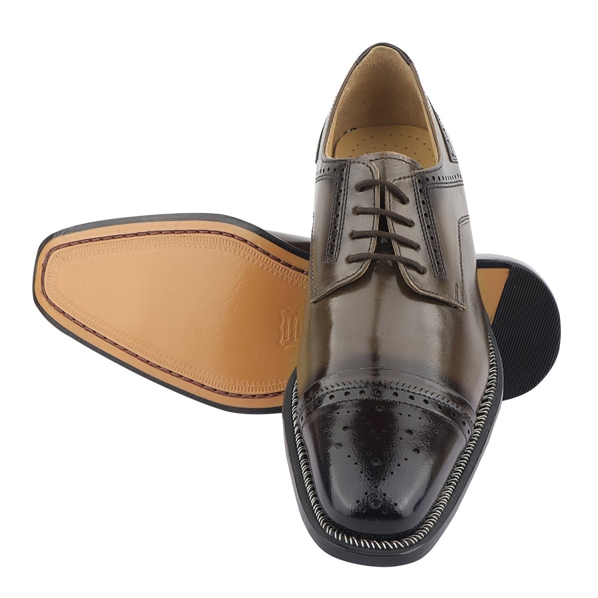 Liberty Zeno Finn Leather Oxford Style Dress Shoes