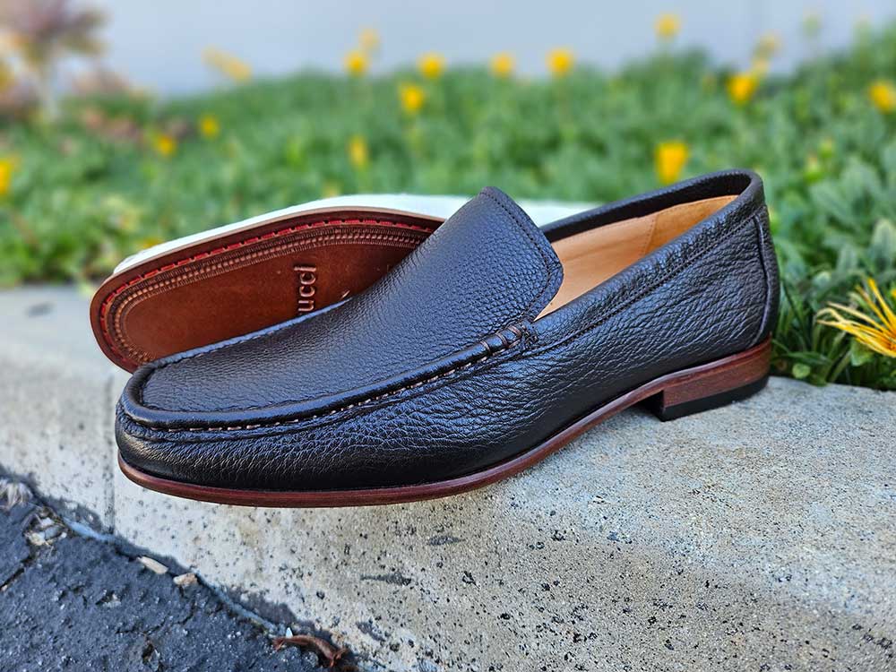Carrucci Shoes Francis Timeless Slip On Loafer Luxury Leather KL20102
