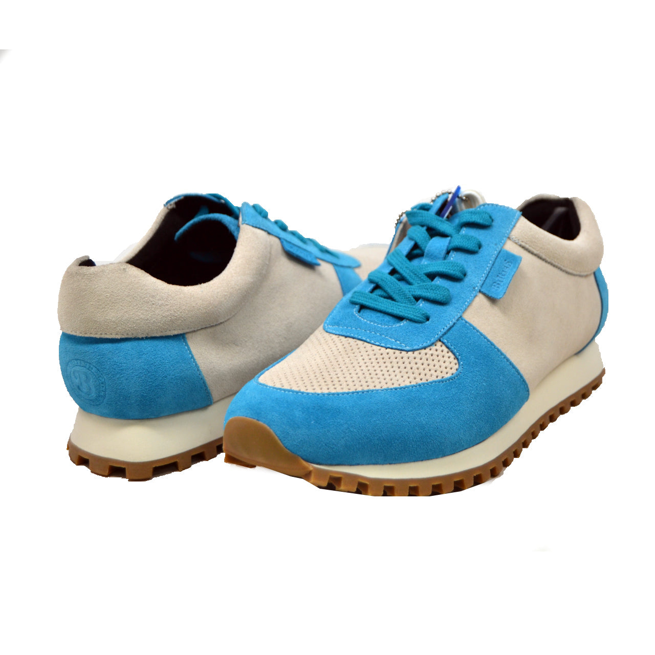 British Walkers Surrey Men's Aqua Low Top Sneakers view 1