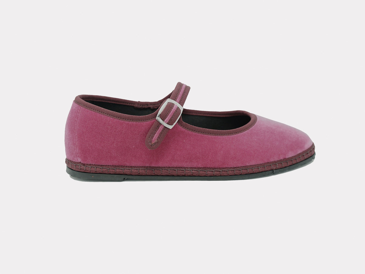 SantM Mary Jane Furlane Antique Pink – side view