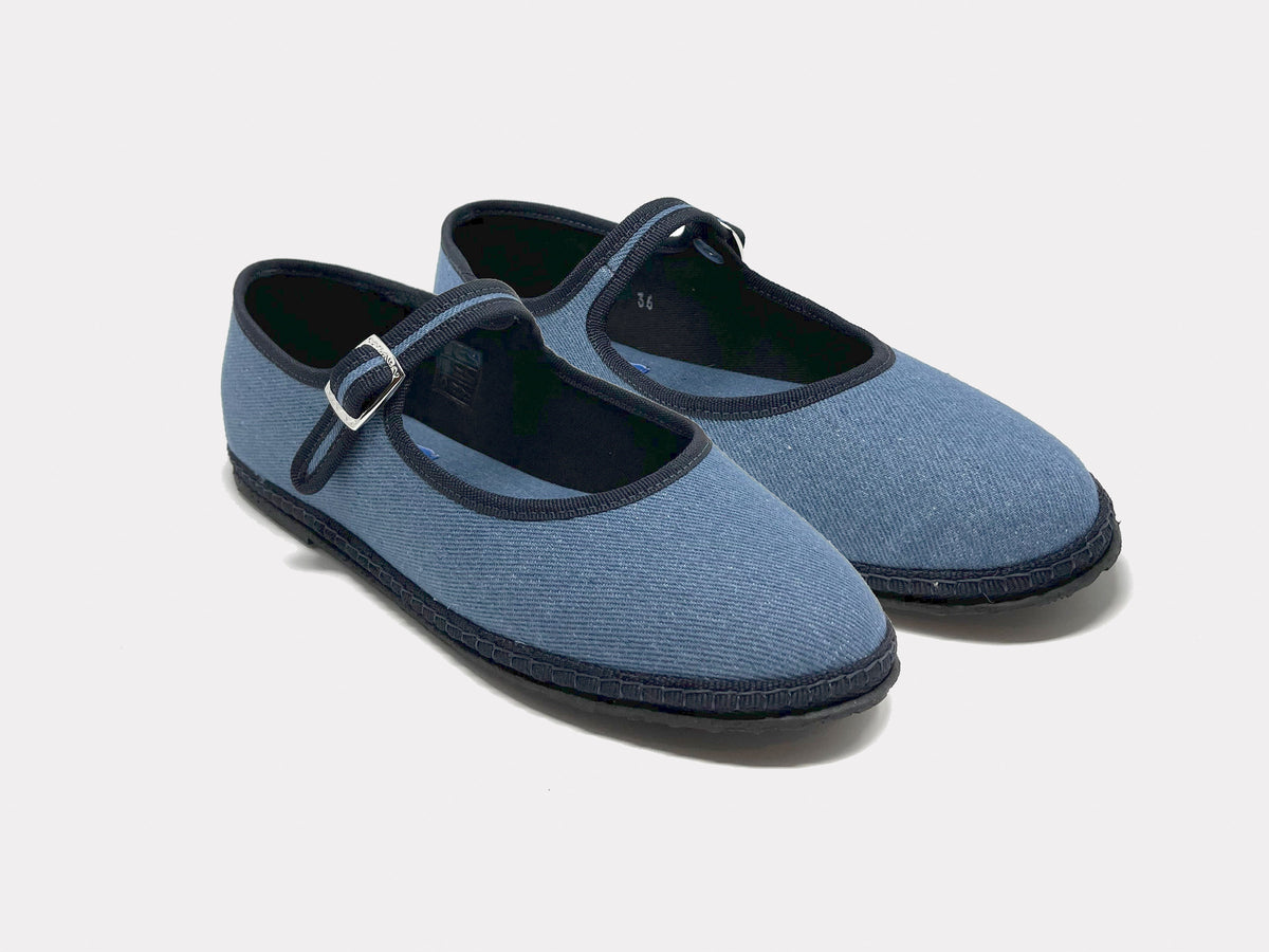 SantM Mary Jane Furlane Denim – product view 1