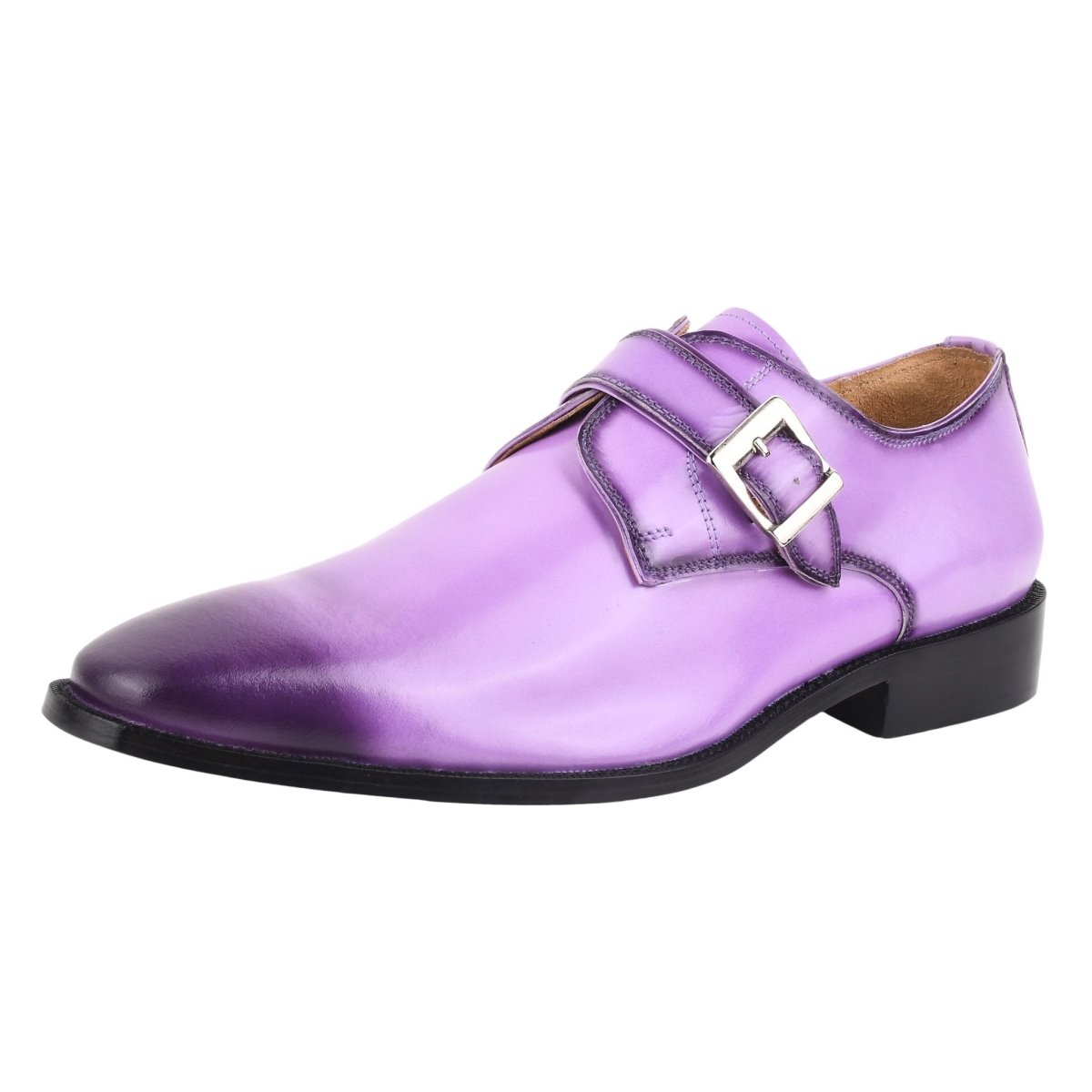 Liberty Zeno GLORIA Genuine Leather Oxford Style Monk Straps Shoe