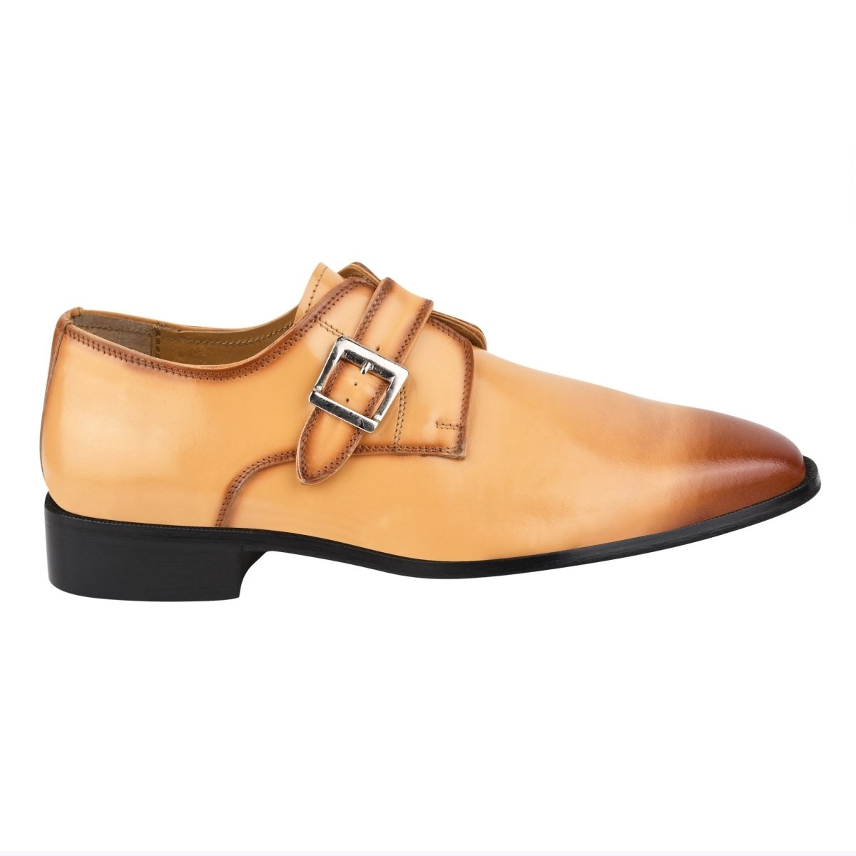 Liberty Zeno GLORIA Genuine Leather Oxford Style Monk Straps Shoe