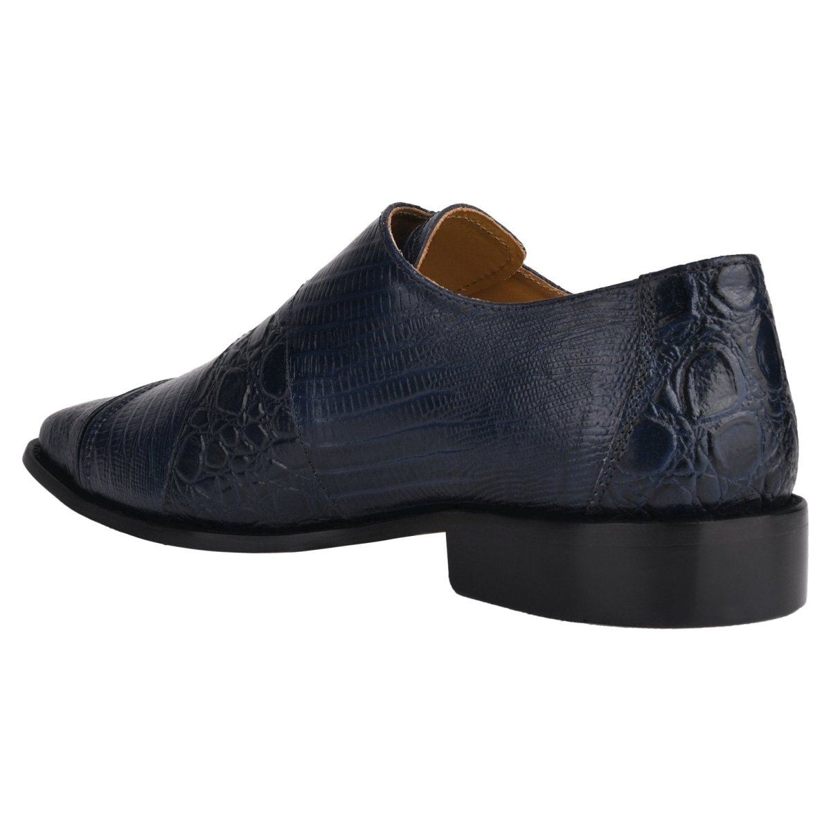 Liberty Zeno Grace Men’s Double Monk Strap Dress Shoes – Genuine Leather Oxford Style Formal Shoes
