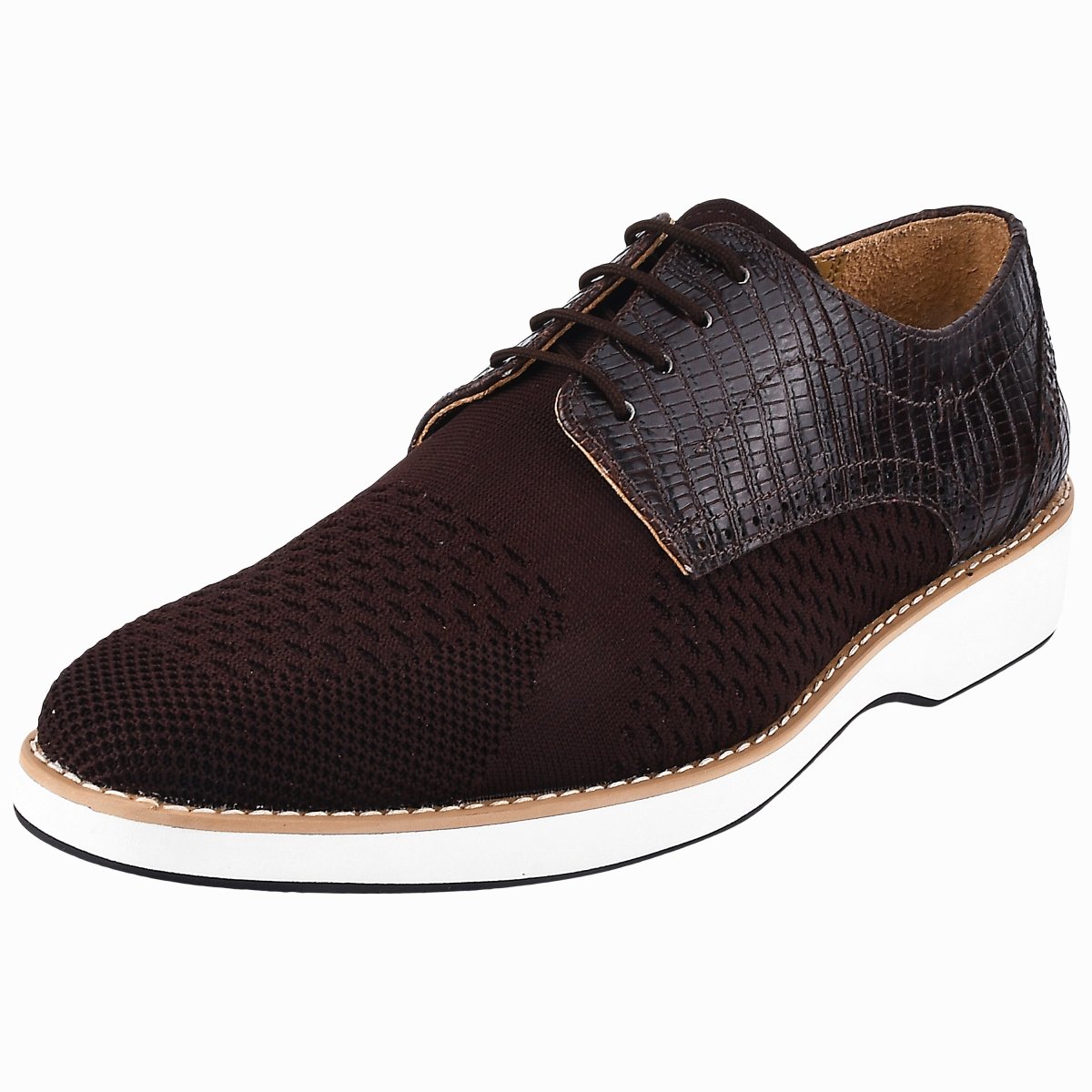 Liberty Zeno Gutta Lizard Print Leather Textile Casual Sneakers