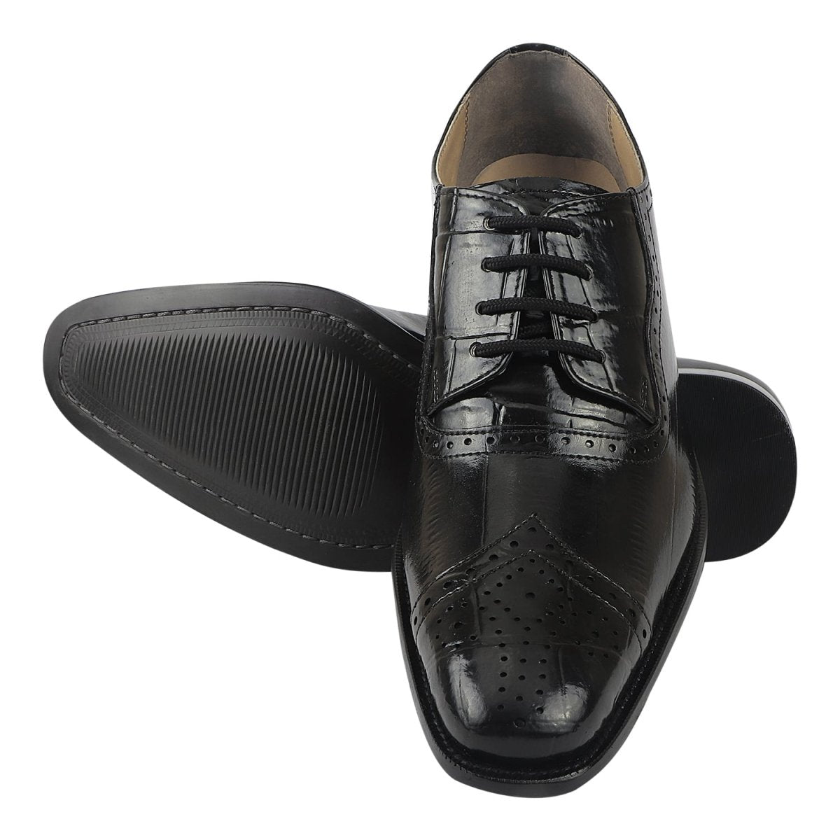 Liberty Zeno Henley Genuine Leather Oxford Style Brogue Dress Shoes