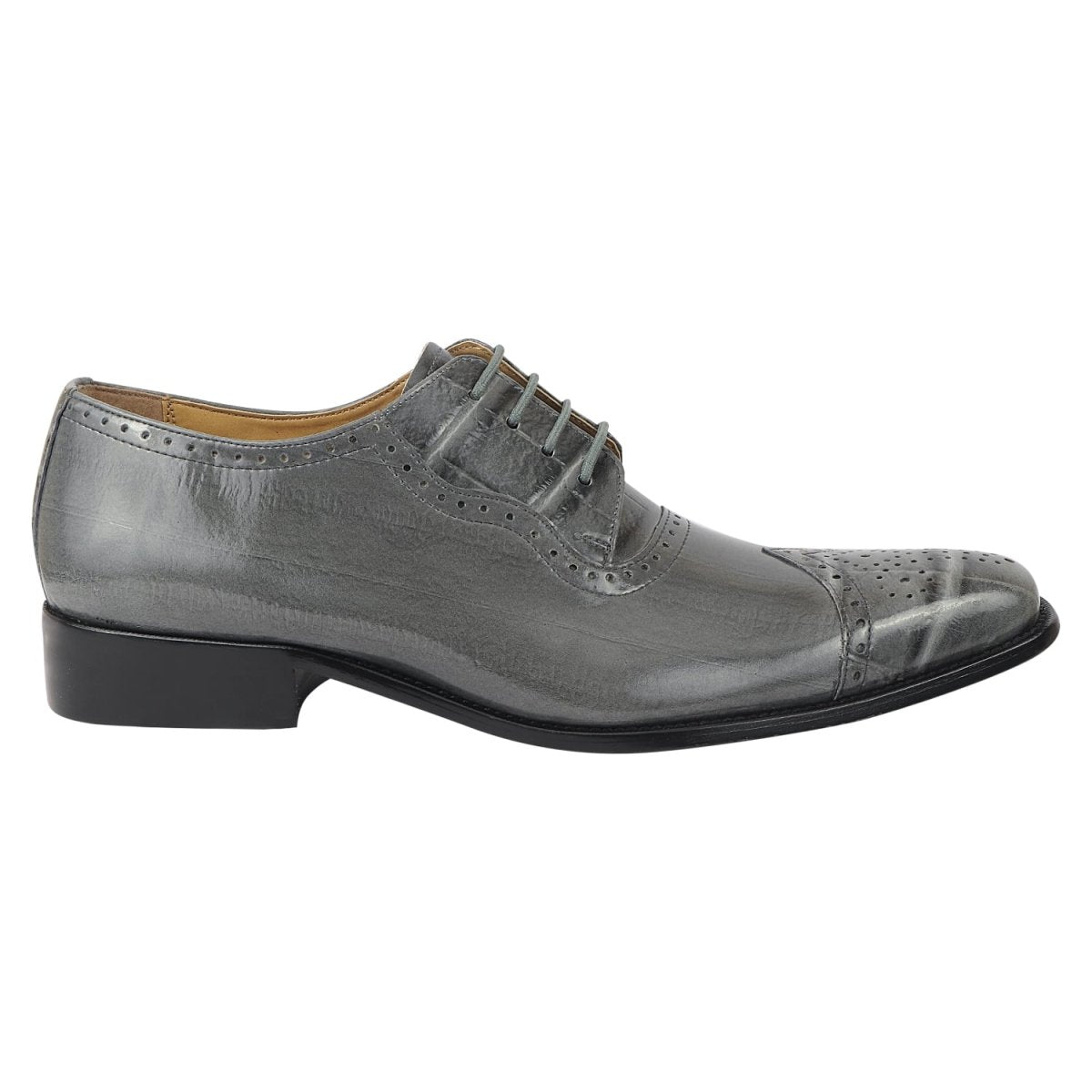 Liberty Zeno Henley Genuine Leather Oxford Style Brogue Dress Shoes