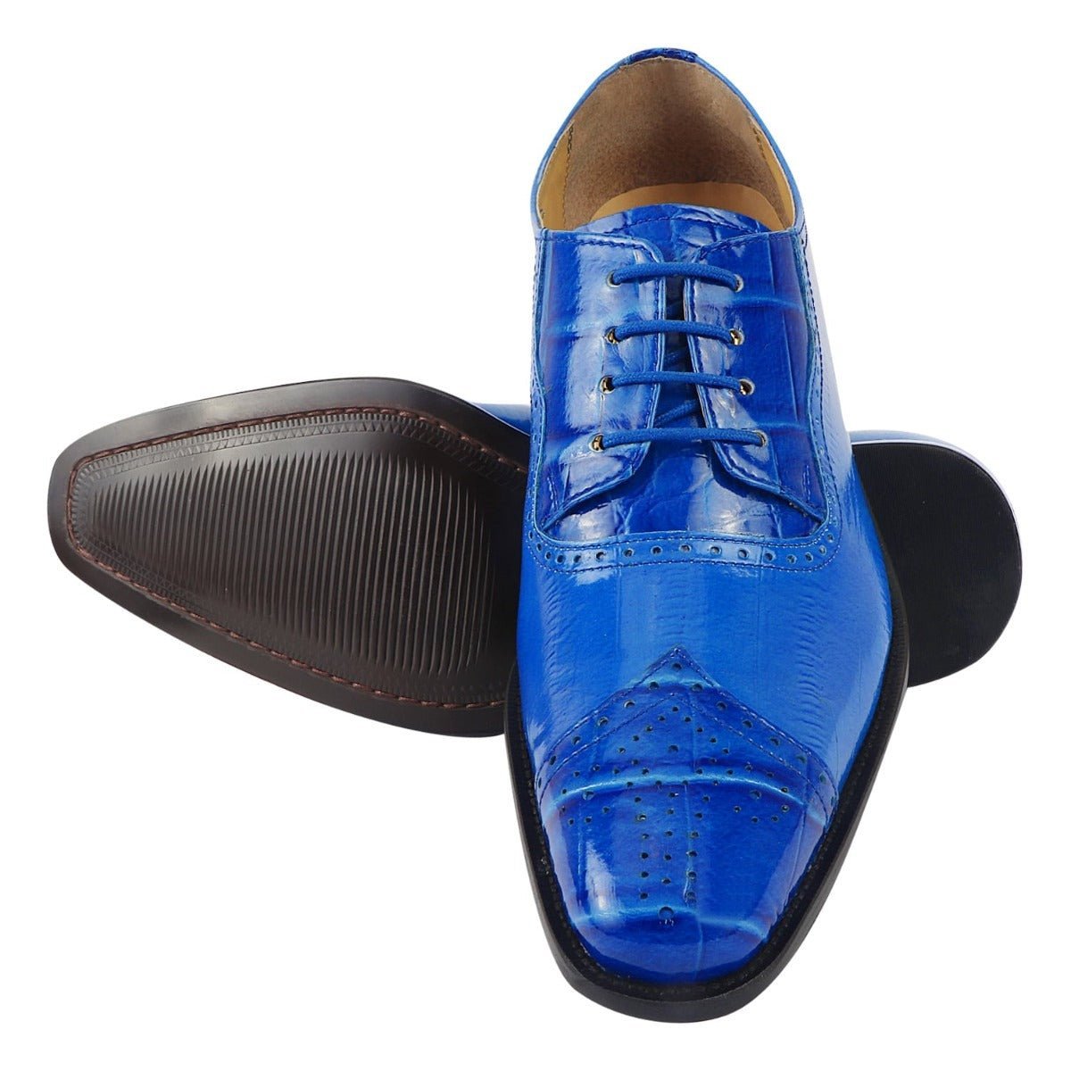 Liberty Zeno Henley Genuine Leather Oxford Style Brogue Dress Shoes