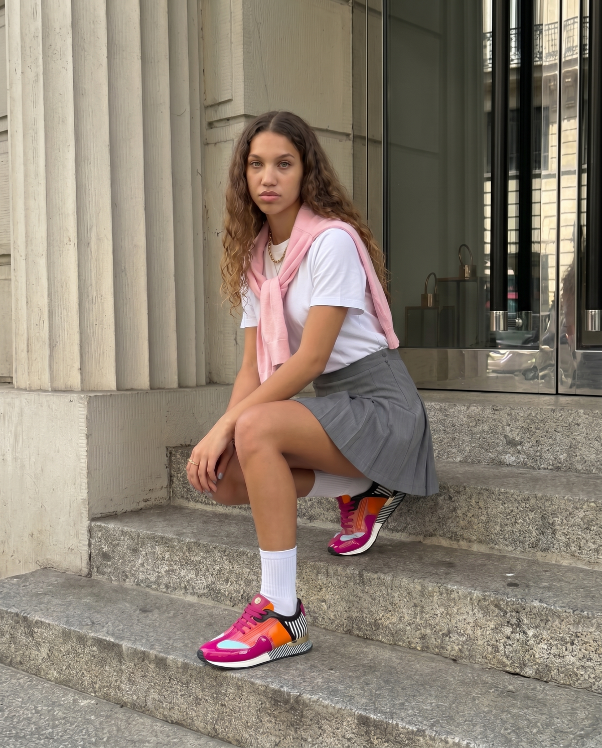 Vinci Leather Santa Amaro Multi Color Fuchsia Women Sneaker – product view 24