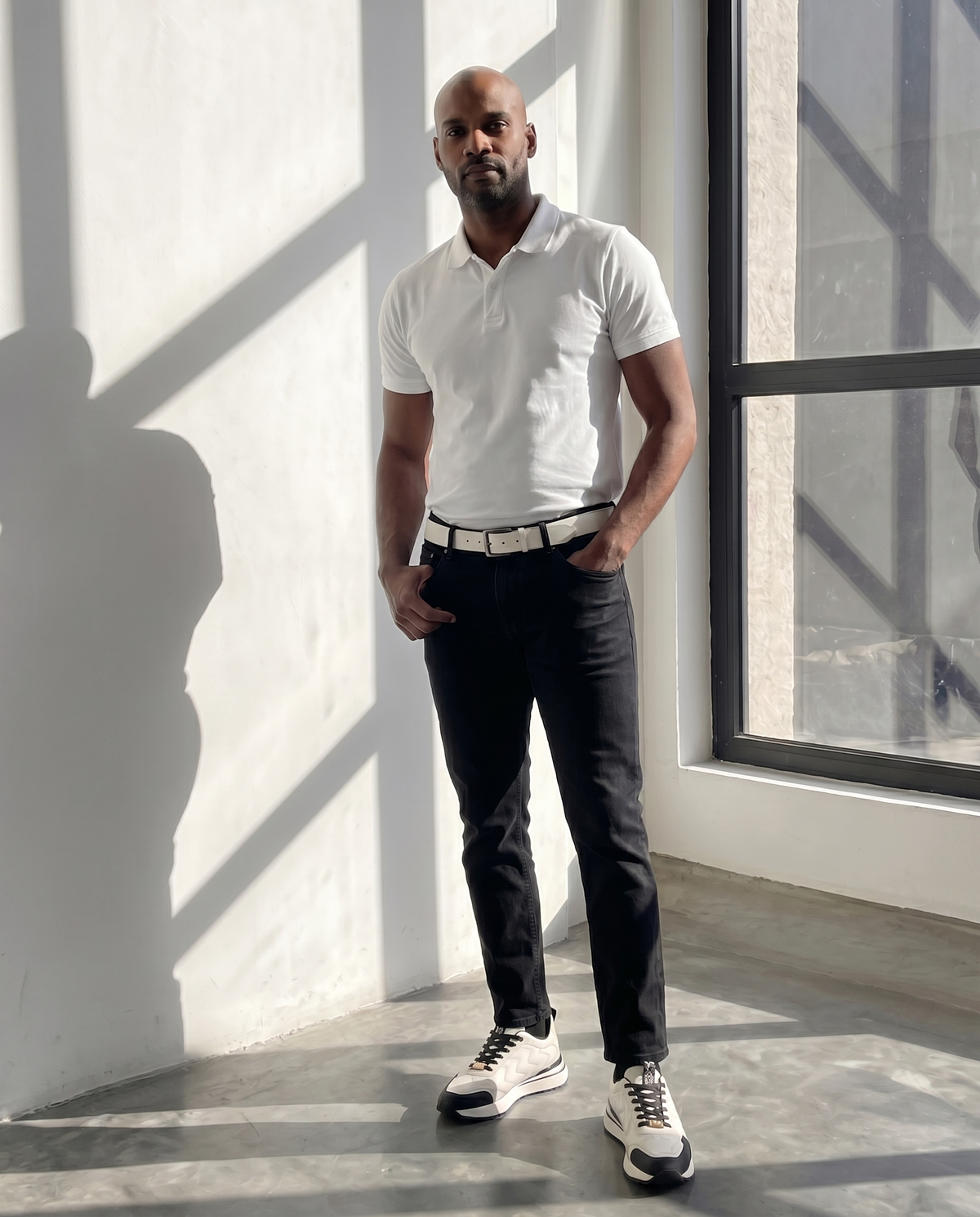 Vinci Leather The Veneto White Leather Men Sneaker – product view 12