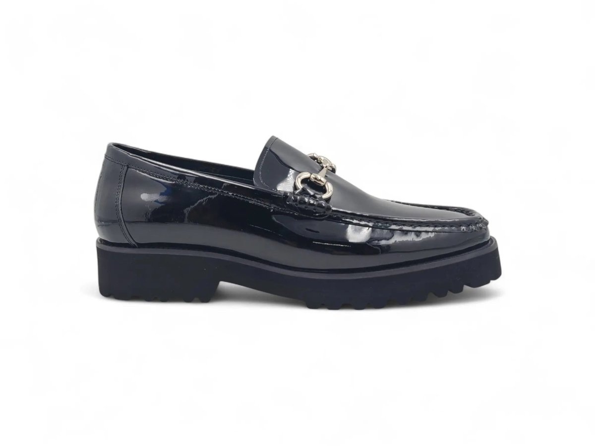 Carrucci Shoes Horse Bit Lug Sole Loafer Leather Full Leather Lining