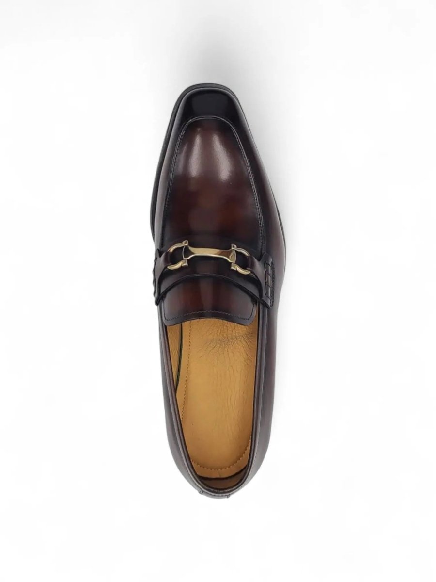 Carrucci Shoes Horsebit Buckle Loafer Calf Leather Timeless KS50938