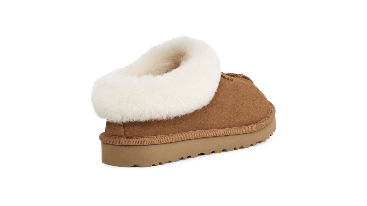 UGG Tazzette Womens Platform Slippers — Chestnut Suede