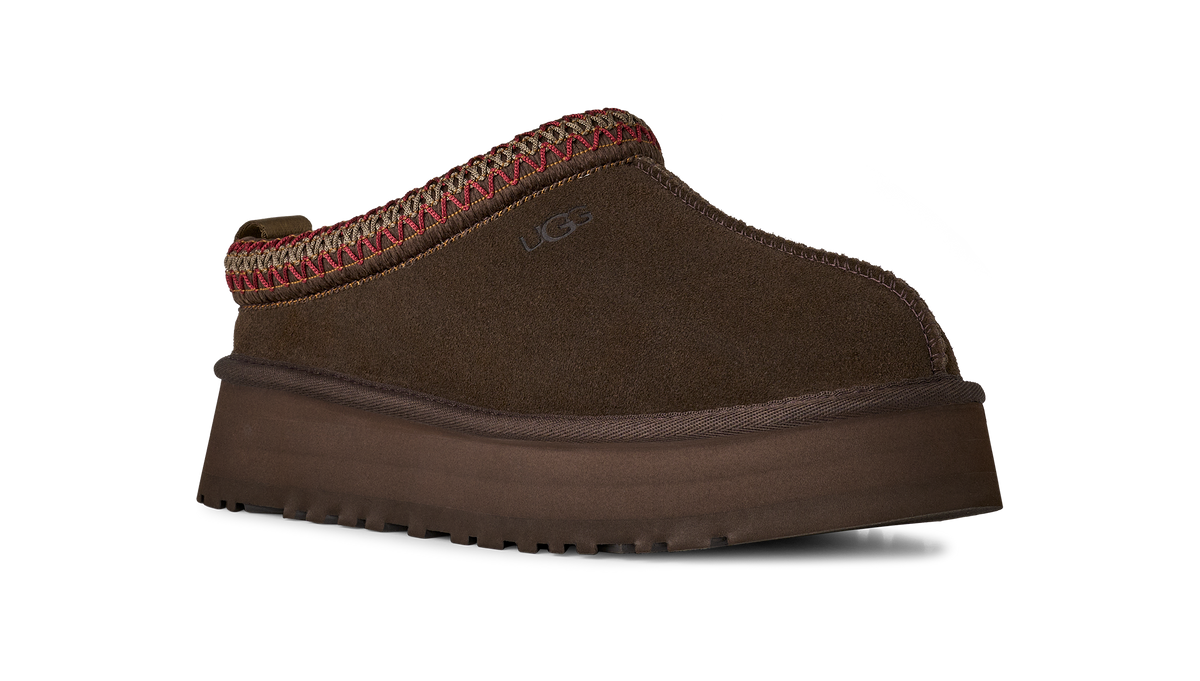 UGG Tazz II Womens Platform Slippers — Dusted Cocoa Suede