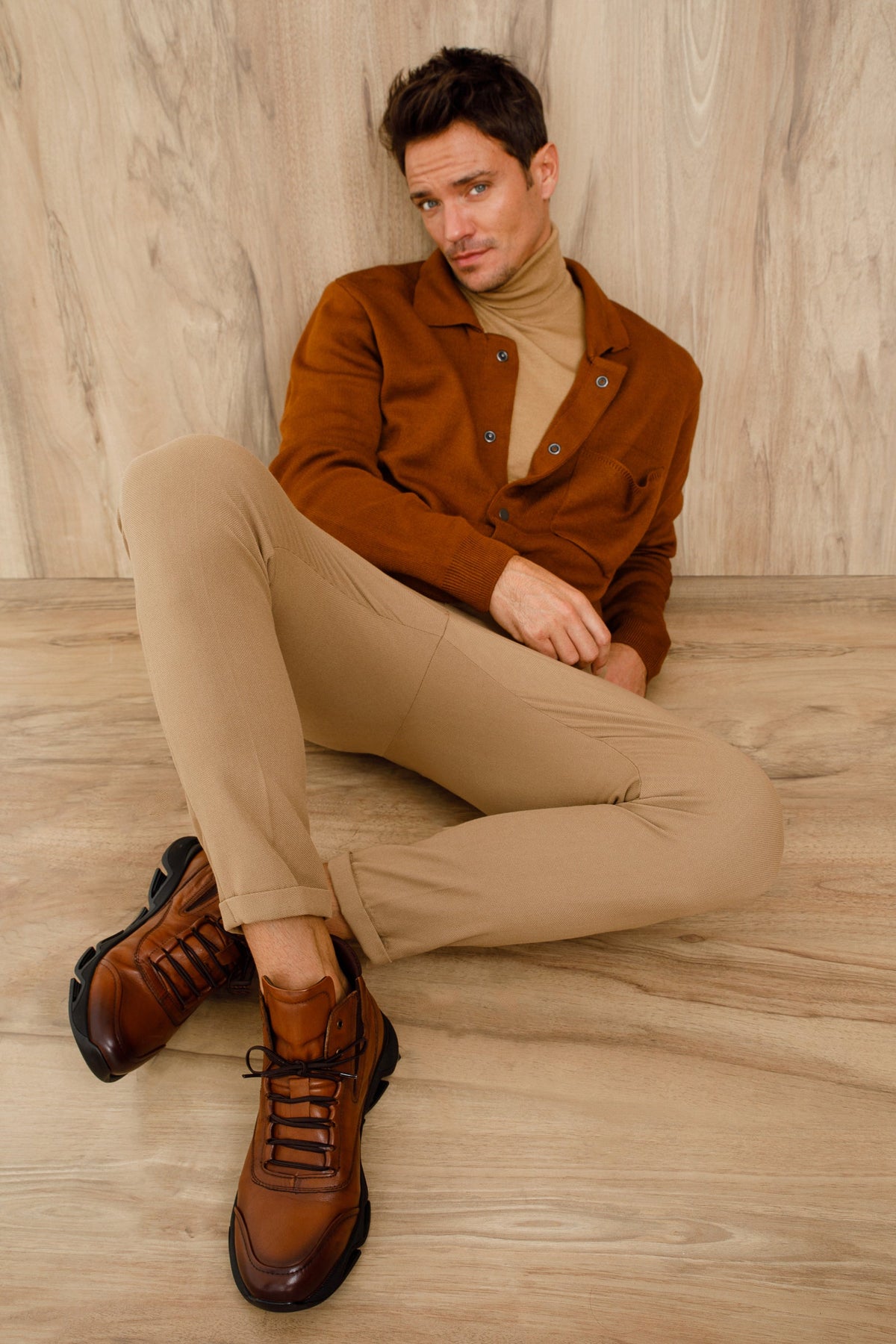 Vinci Leather The Montana Tan Leather Casual Men Boot Final Sale! – product view 8