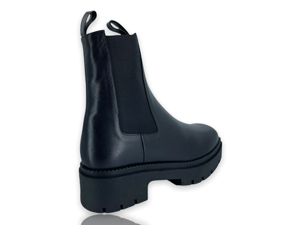 Vinci Leather The Olga Black Leather Boot FINAL SALE! – product view 5