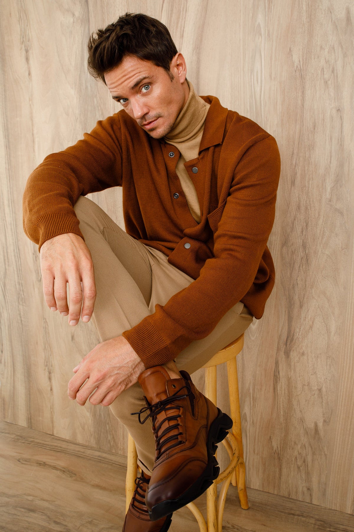 Vinci Leather The Montana Tan Leather Casual Men Boot Final Sale! – product view 7