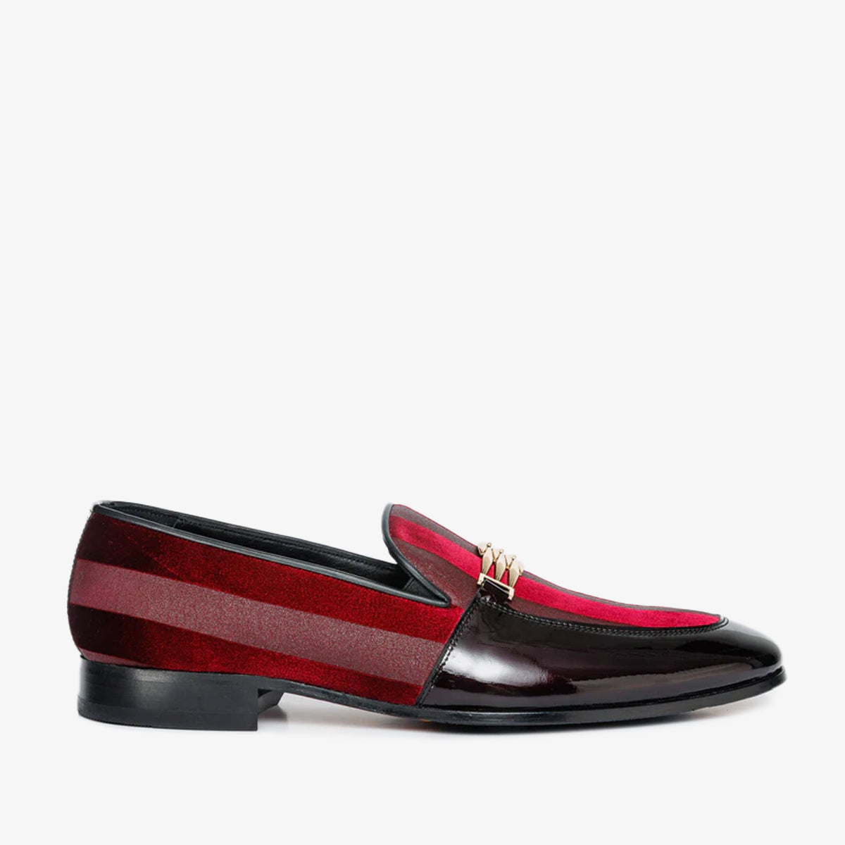 Vinci Leather The Pontalto Leather Men Shoe Burgundy Bit Loafer – product view 1