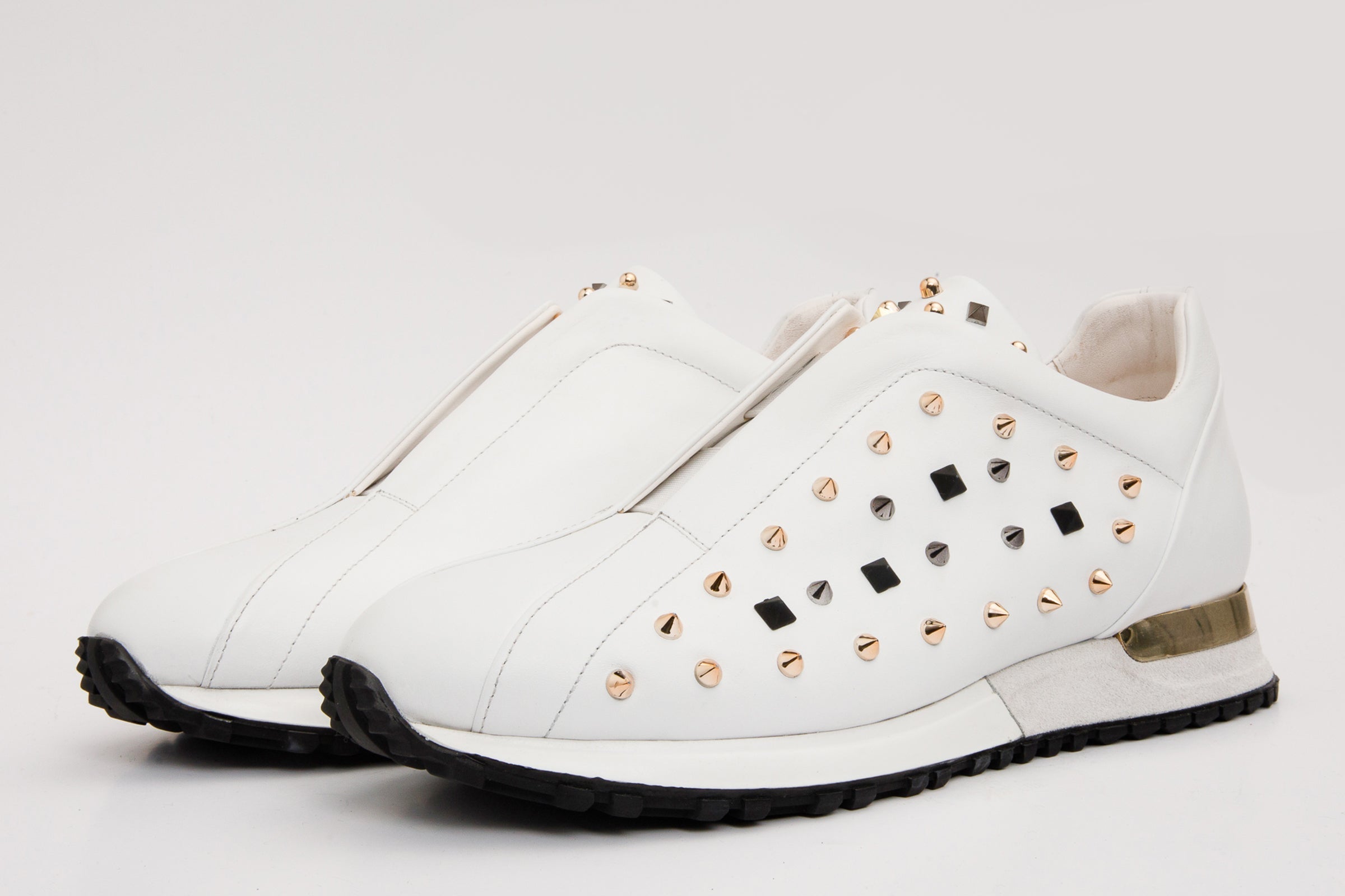 The Infanta White Spike Leather Women Sneaker Limited Edition