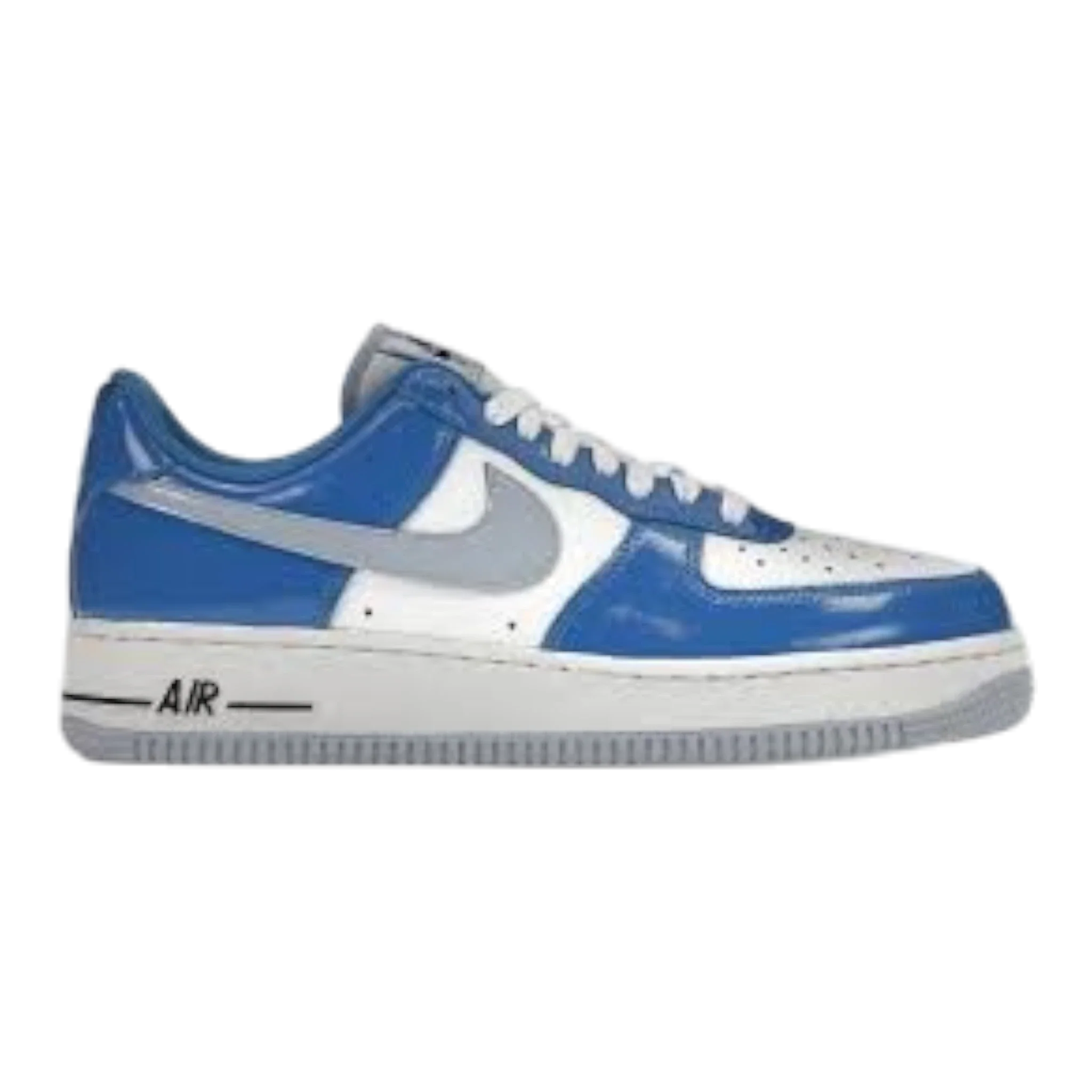 Nike Air Force 1 '07 Women's Sneakers — Cobalt Bliss/Blue Patent Low-Top