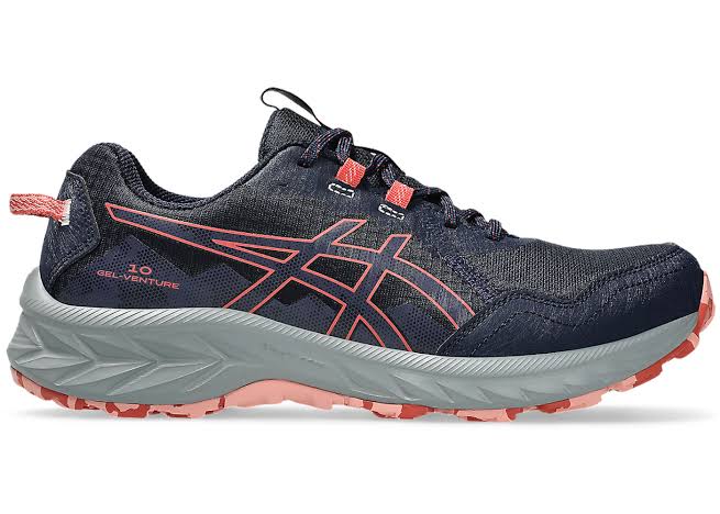 ASICS GEL-VENTURE 10 Womens Trail Running Shoes — Midnight/Indigo Fog