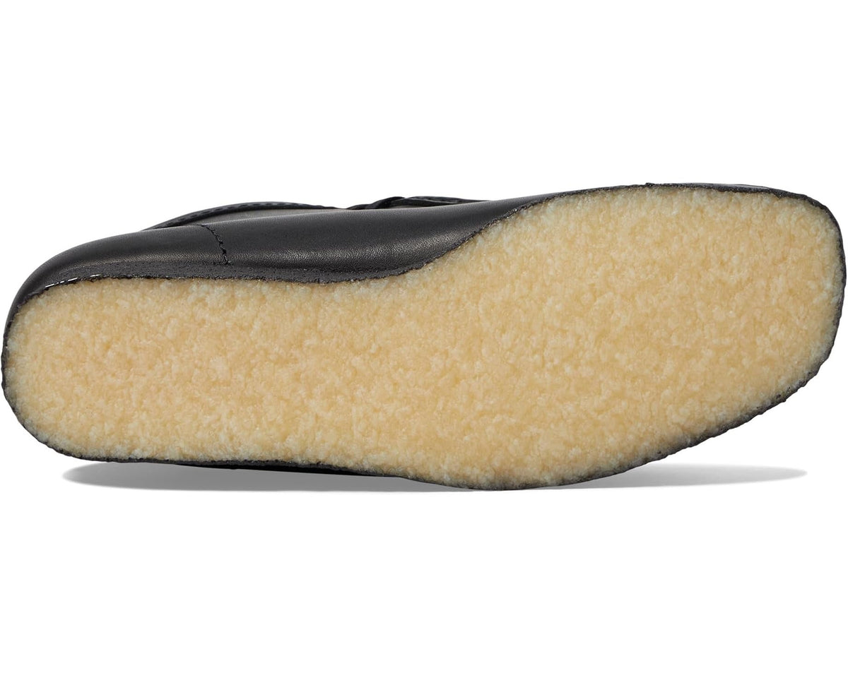 Clarks Originals Wallabee Boot Men's Black Leather 26155512 — product view 3