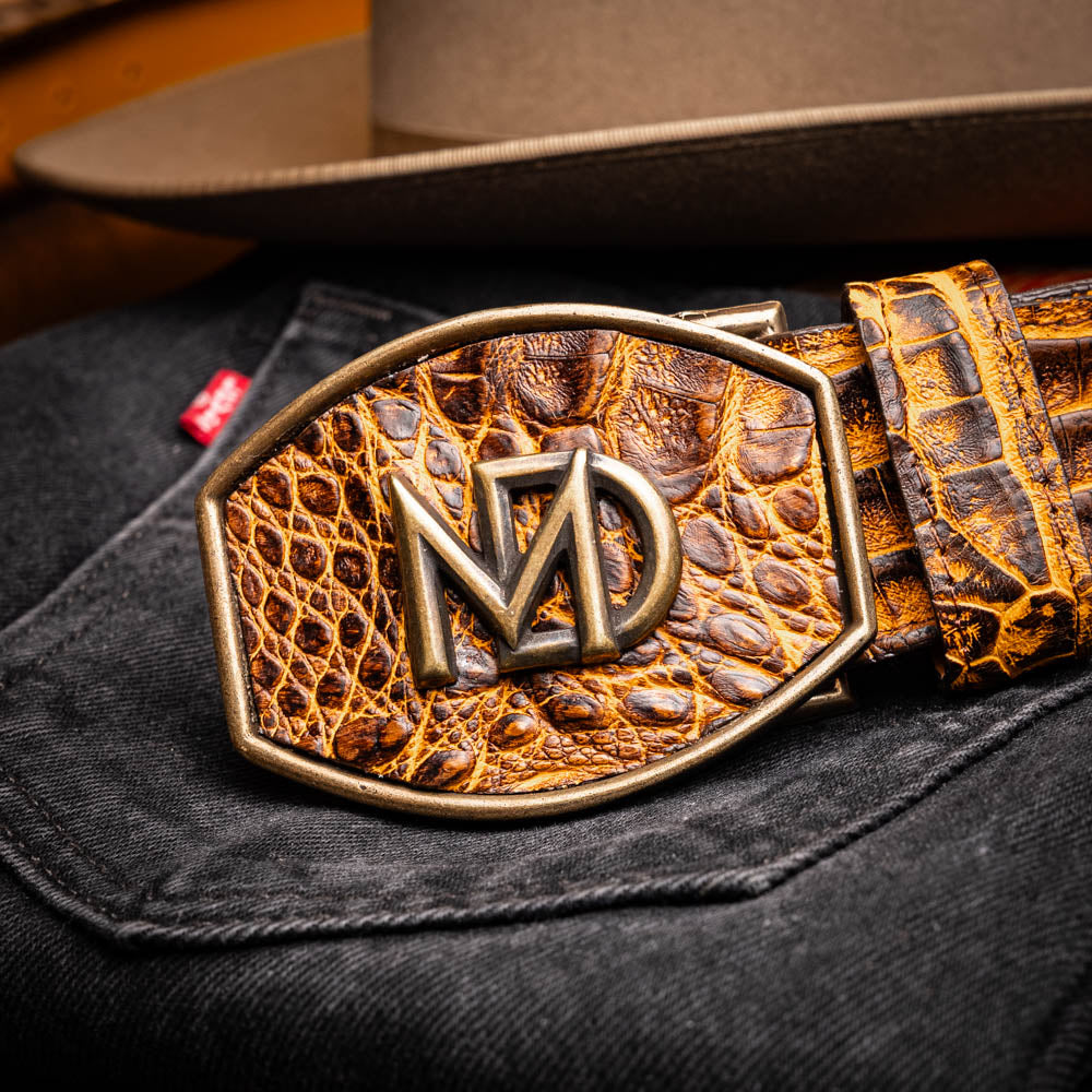 Marco Di Milano Iowa Belt Mustard Brown – product view 8