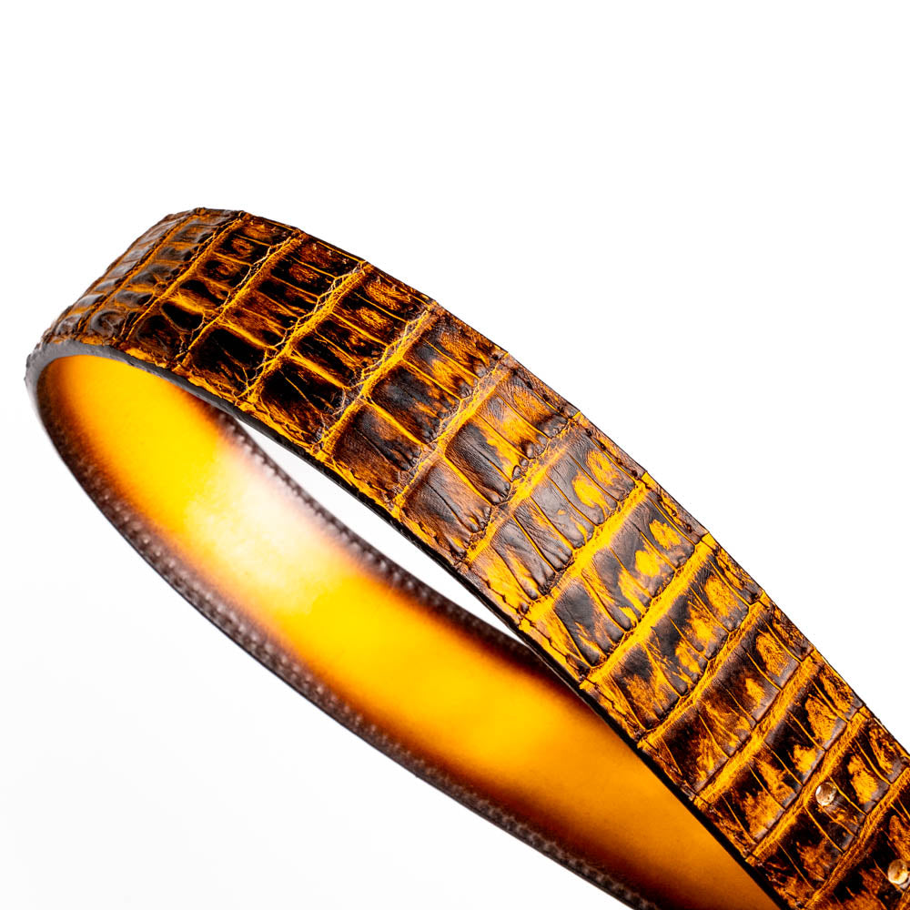 Marco Di Milano Iowa Belt Mustard Brown – product view 4