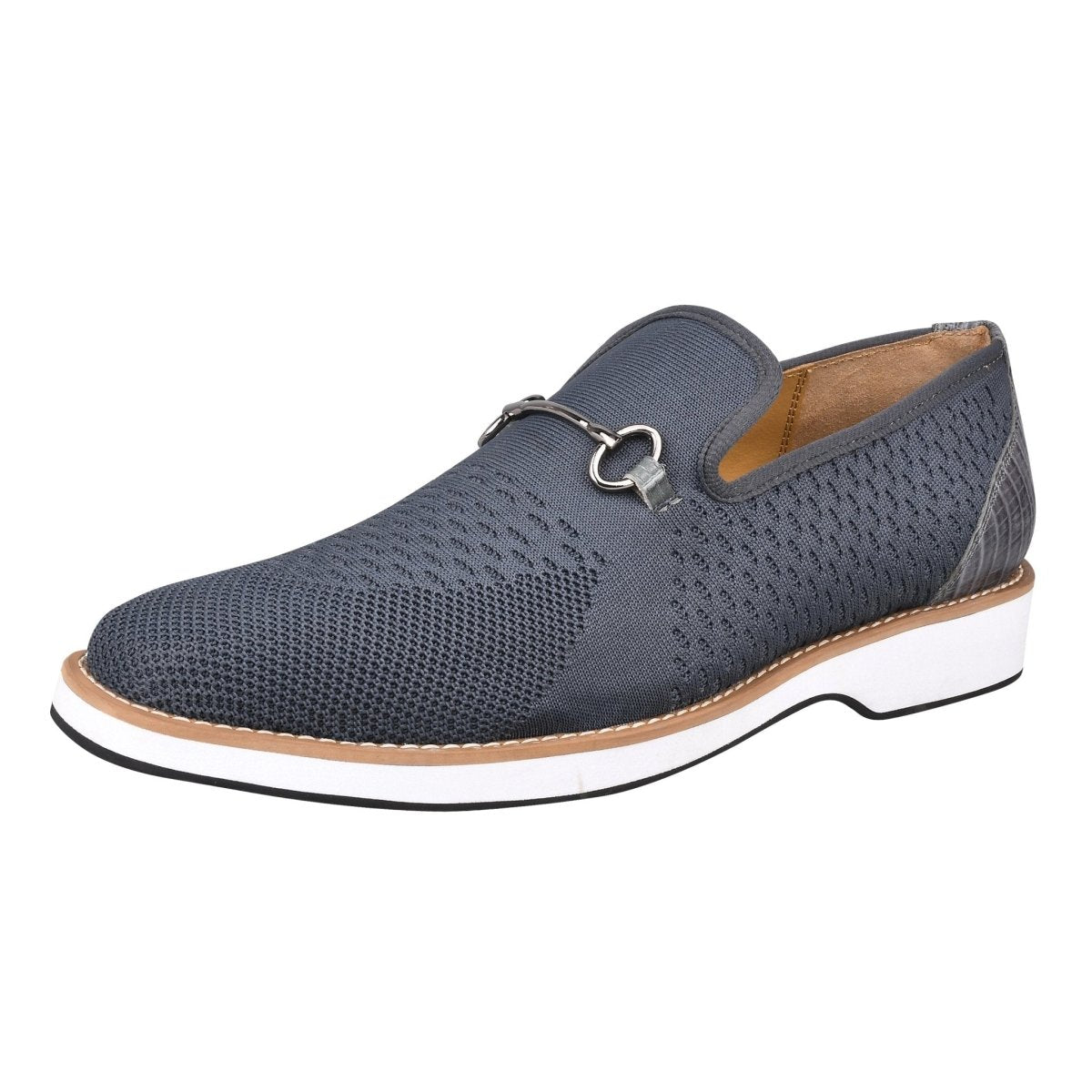 Liberty Zeno Jack Mens Leather Textile Casual Loafers