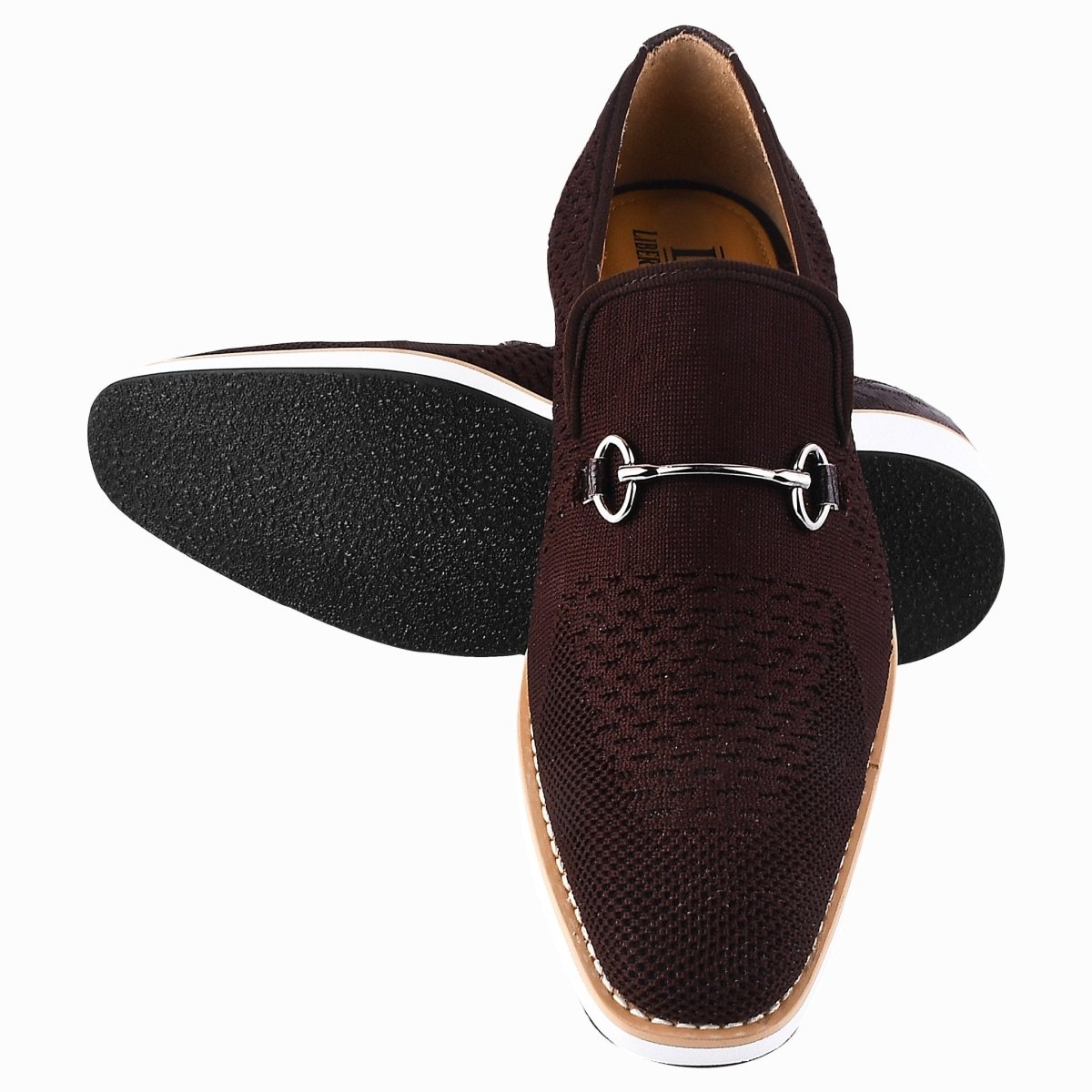 Liberty Zeno Jack Mens Leather Textile Casual Loafers