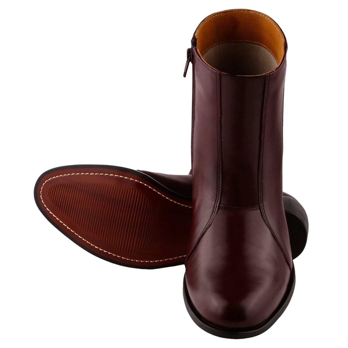 Liberty Zeno Jazzy Jackman Leather Ankle Length Boots for Men