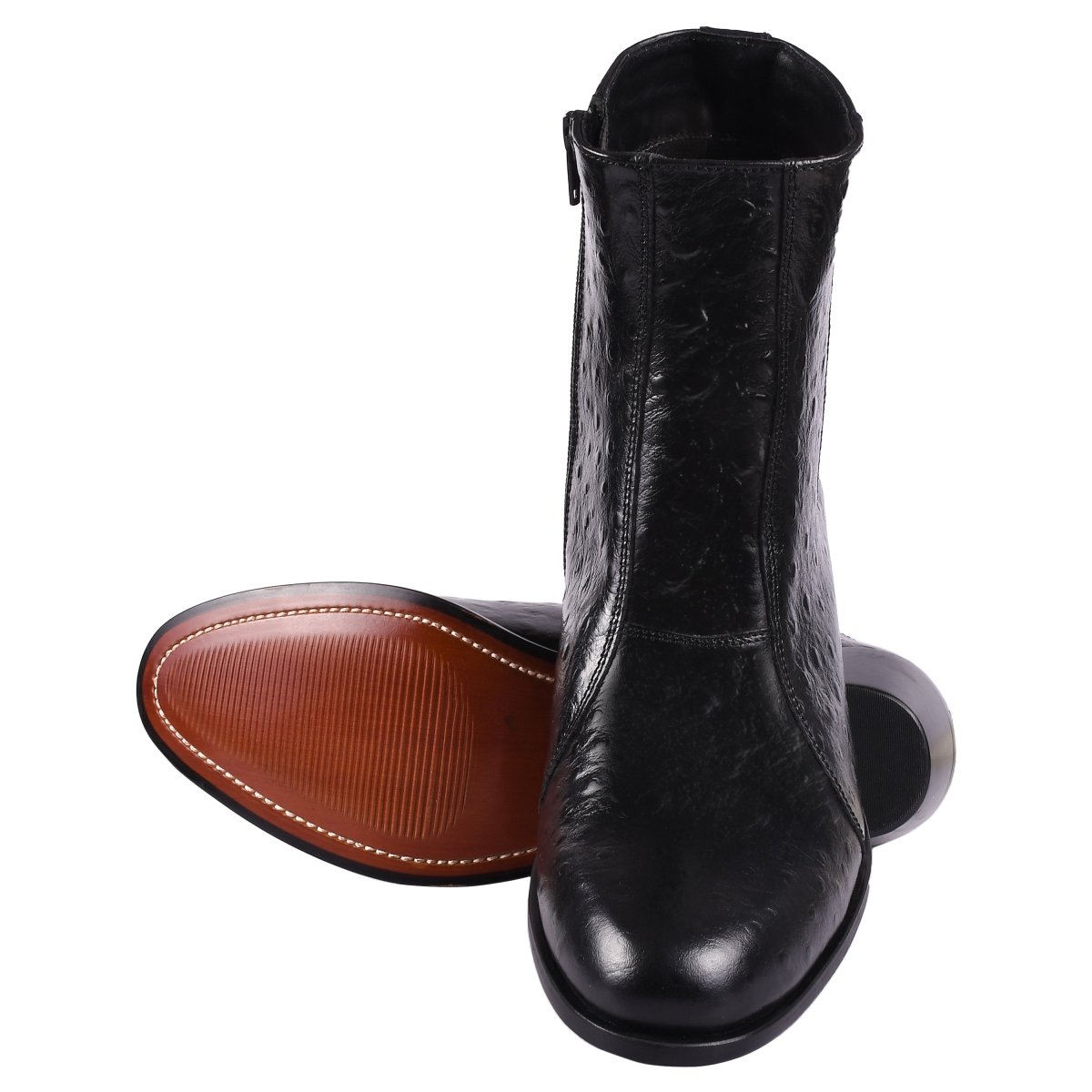 Liberty Zeno Jazzy Jackman Leather Print Ankle Length Boots