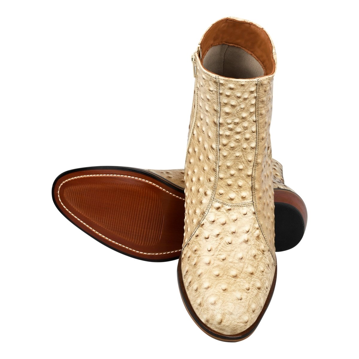 Liberty Zeno Jazzy Jackman Leather Print Ankle Length Boots