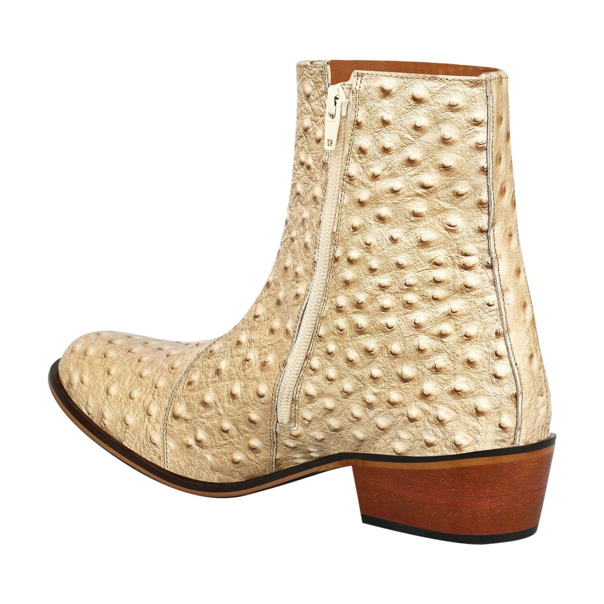 Liberty Zeno Jazzy Jackman Leather Print Ankle Length Boots