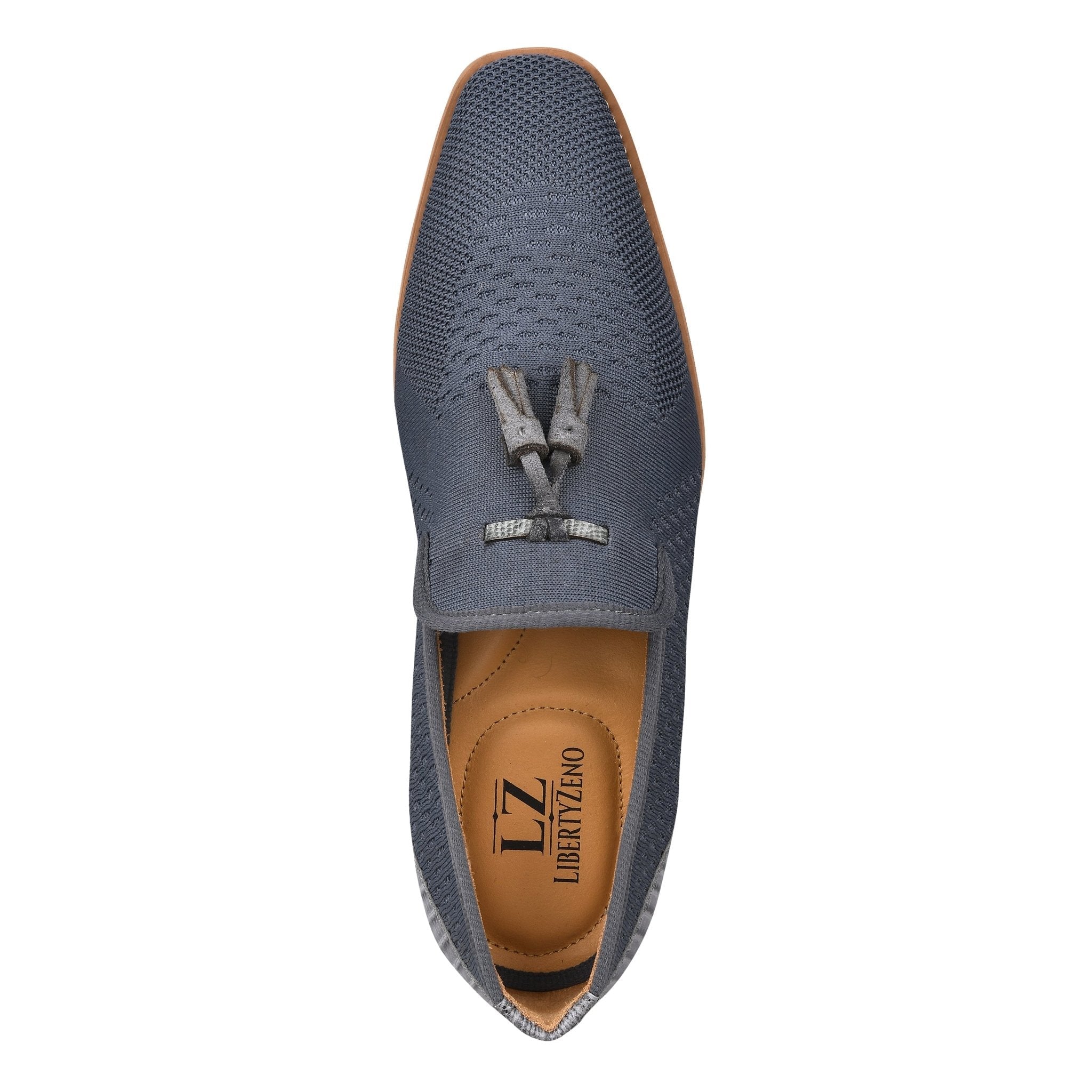 Jean Leather Textile Casual Loafers