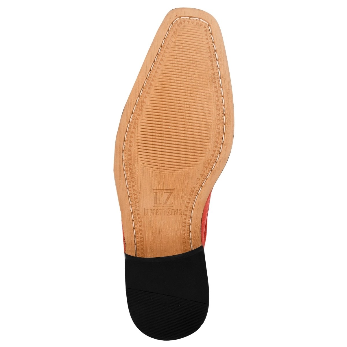 Liberty Zeno Jostin Genuine Leather Lizard Print Oxford Style Dress Shoes For Men