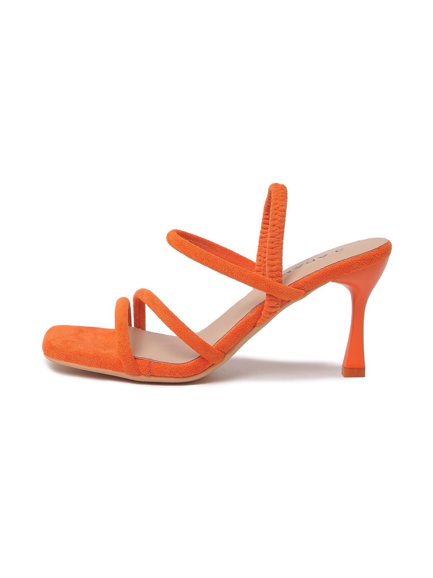 Julie | Orange Suede