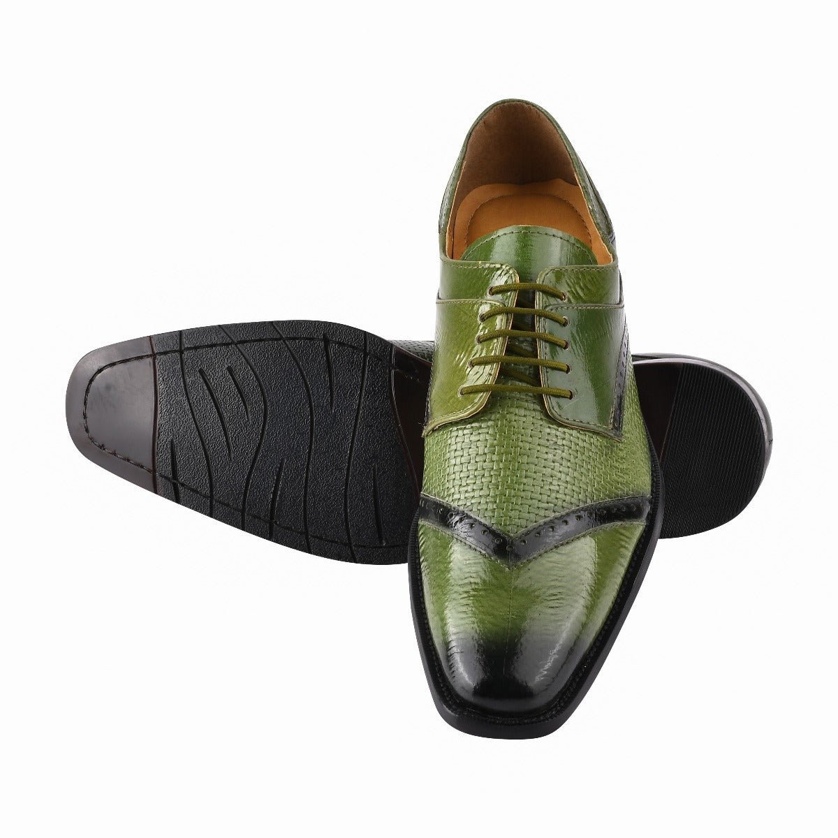 Liberty Zeno Kazma Leather Oxford Style Lace Up Dress Shoes