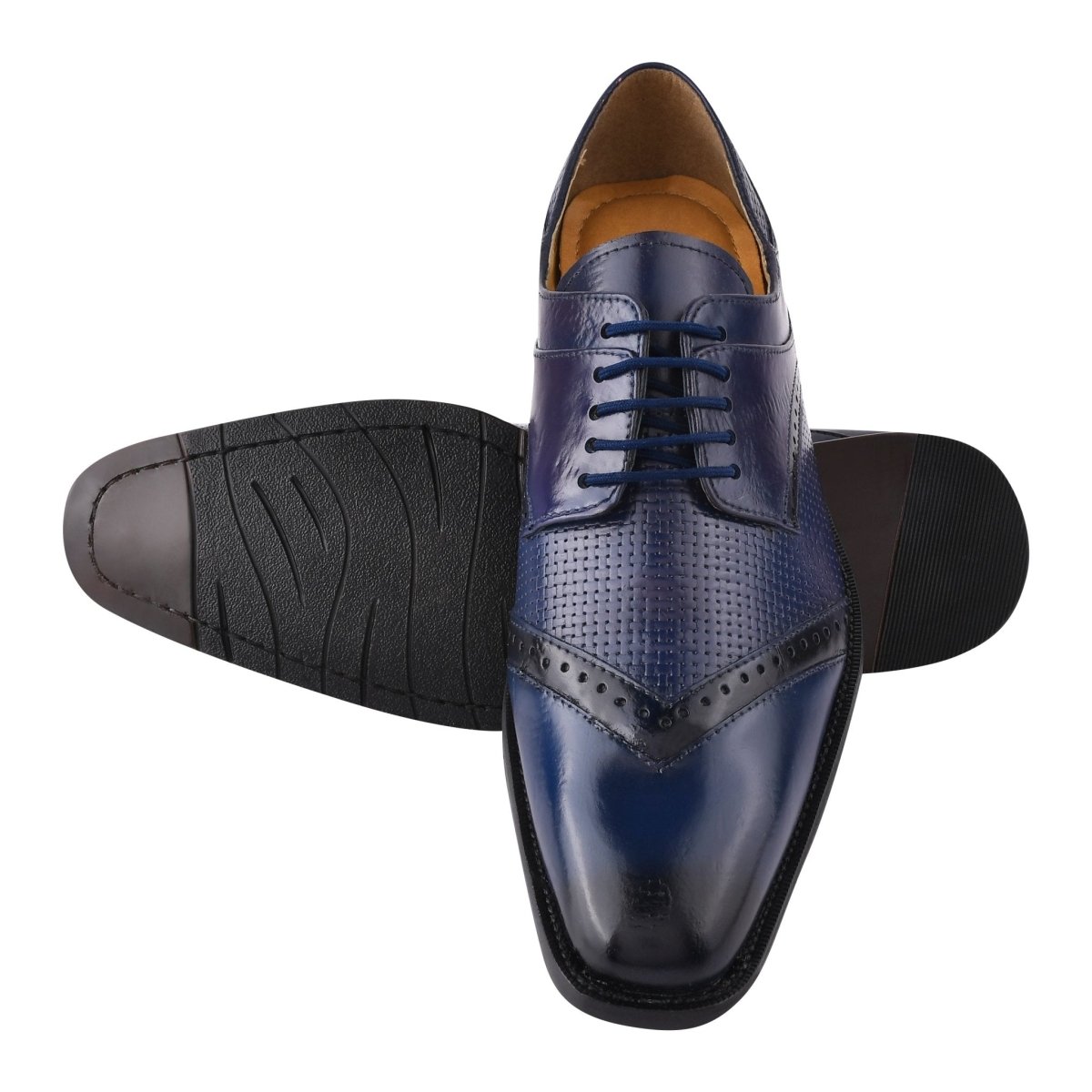 Liberty Zeno Kazma Leather Oxford Style Lace Up Dress Shoes