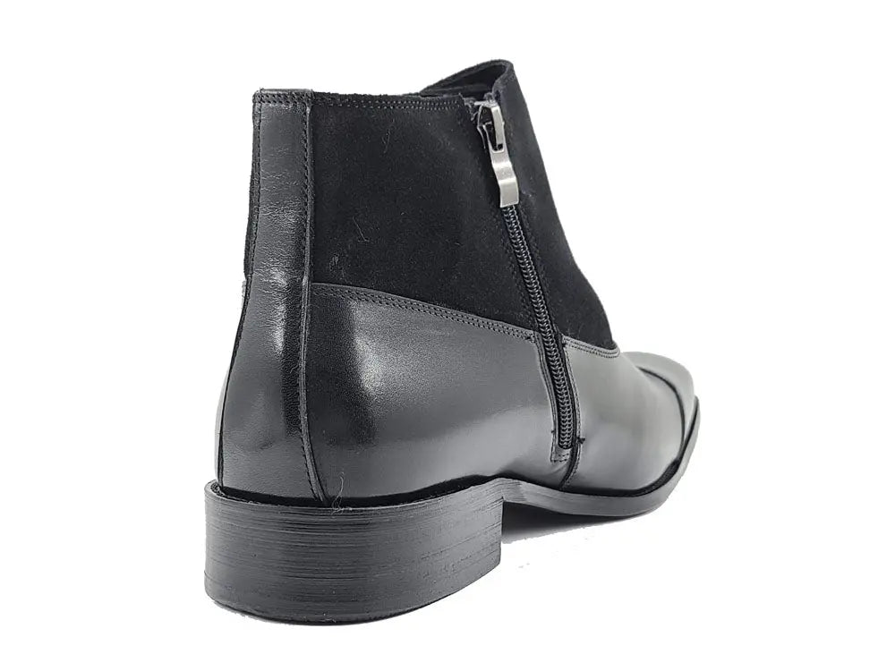 Carrucci Shoes Kb Three Buckles Monk Chukka Boot Calfskin KB50318SC