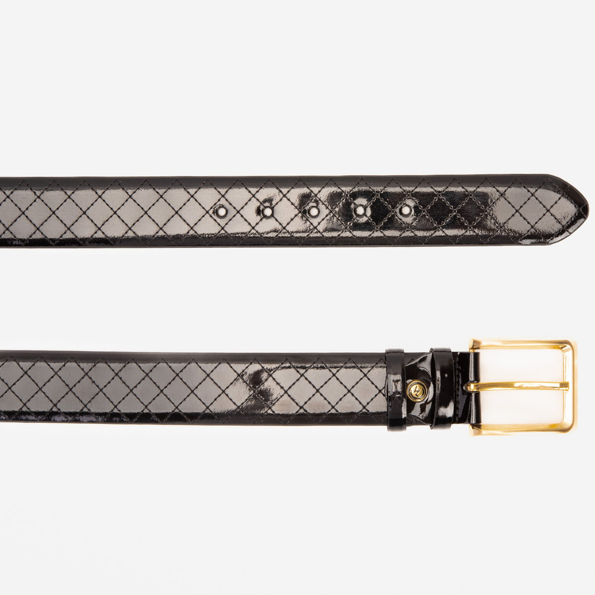 Vinci Leather The Prestige Black Leather Belt – product view 3