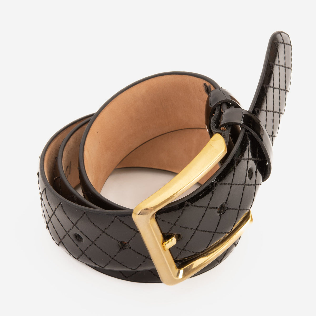 Vinci Leather The Prestige Black Leather Belt – product view 5